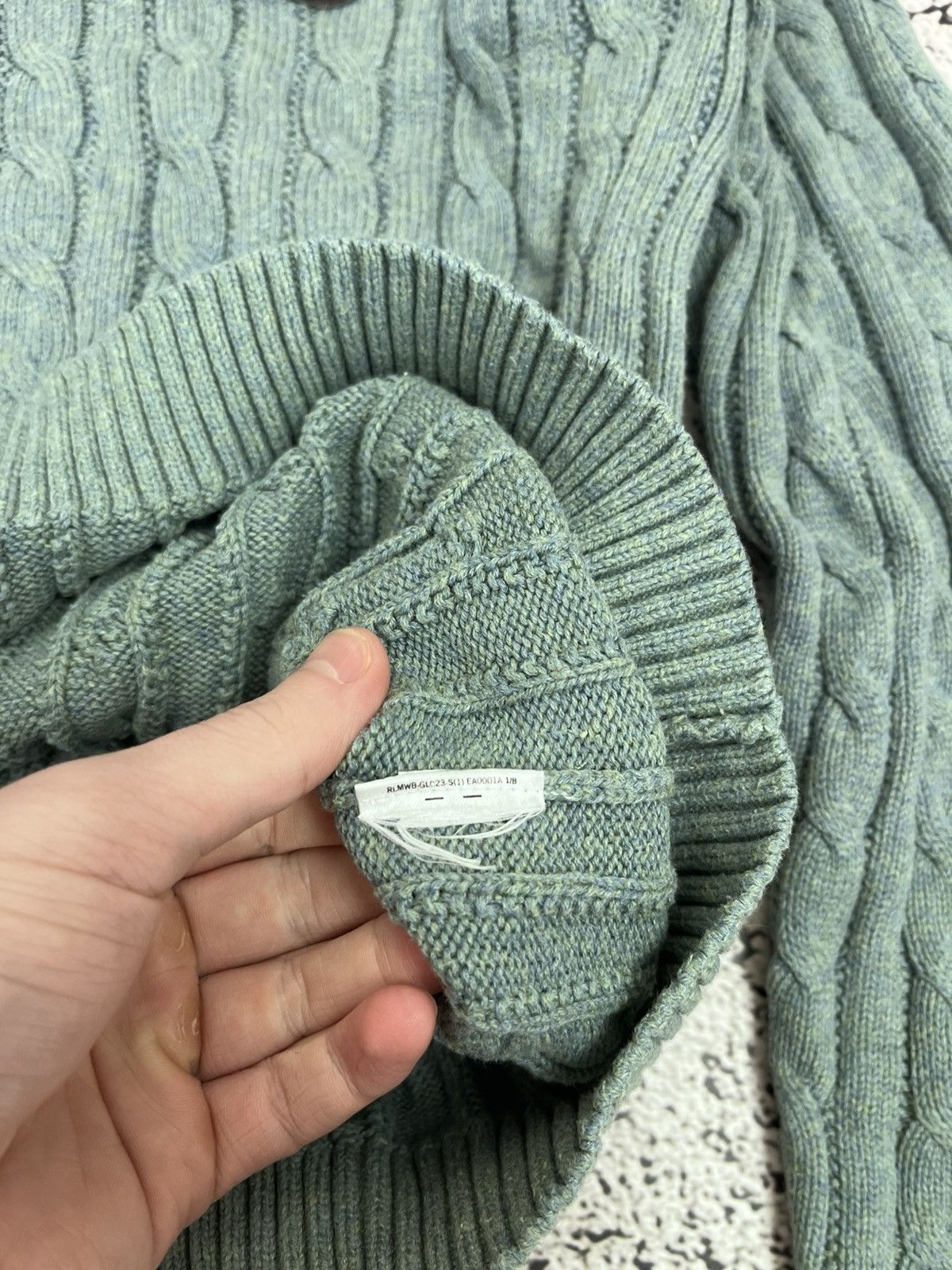 Ralph Lauren Black Label Vintage Y2K Ralph Lauren Black Tag Cable Knit Logo Sweater Size XL / US 12-14 / IT 48-50 - 8 Thumbnail