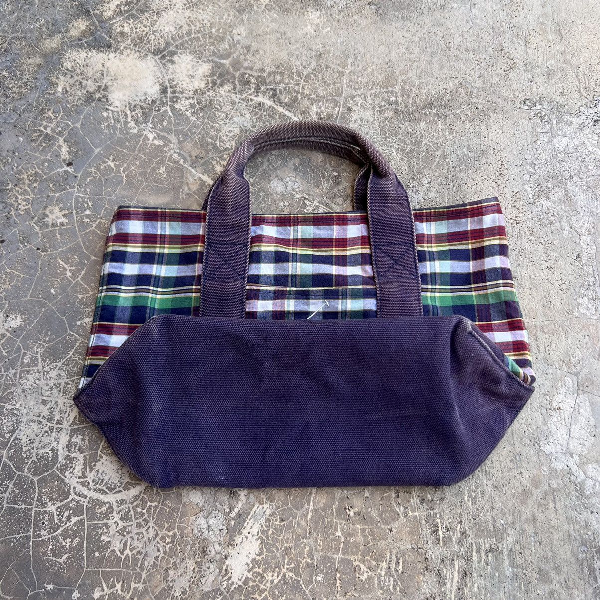 Polo Ralph Lauren Polo Ralph Lauren Tartan Canvas Tote Bag Size ONE SIZE - 4 Thumbnail