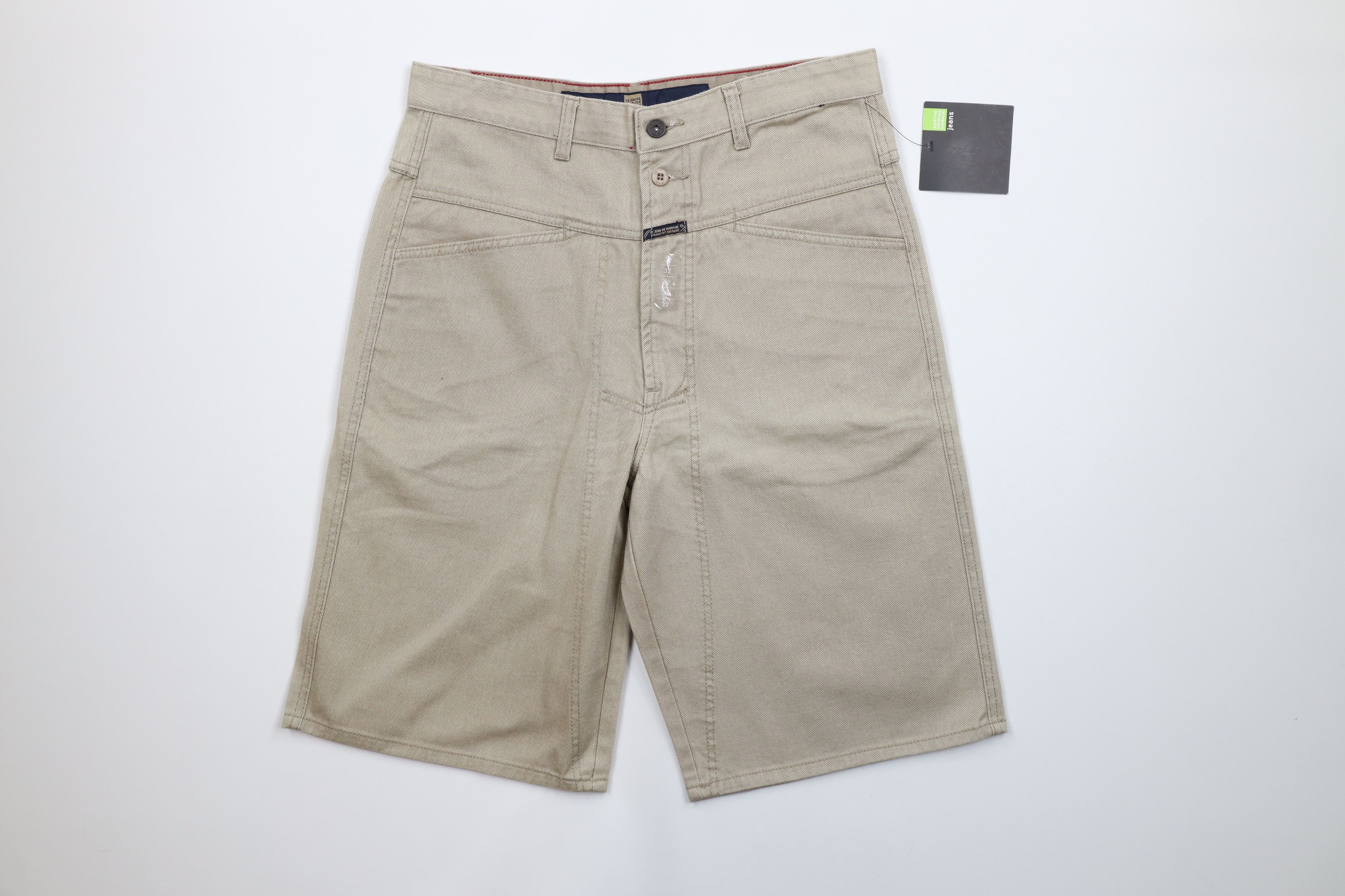 Marithe + Francois Girbaud × Vintage NOS Vintage 90s Marithe Francois Girbaud Denim Jean Short Size US 32 / EU 48 - 1 Thumbnail
