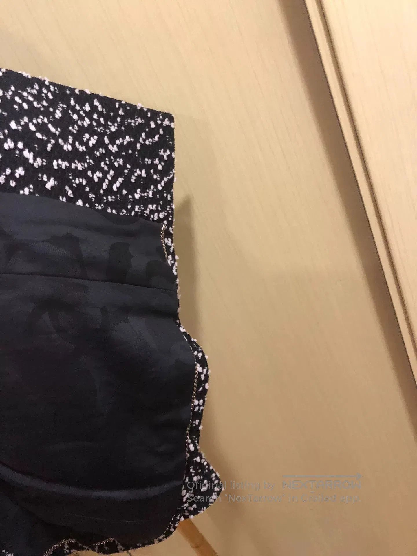 Chanel Black and White Tweed Jacket.