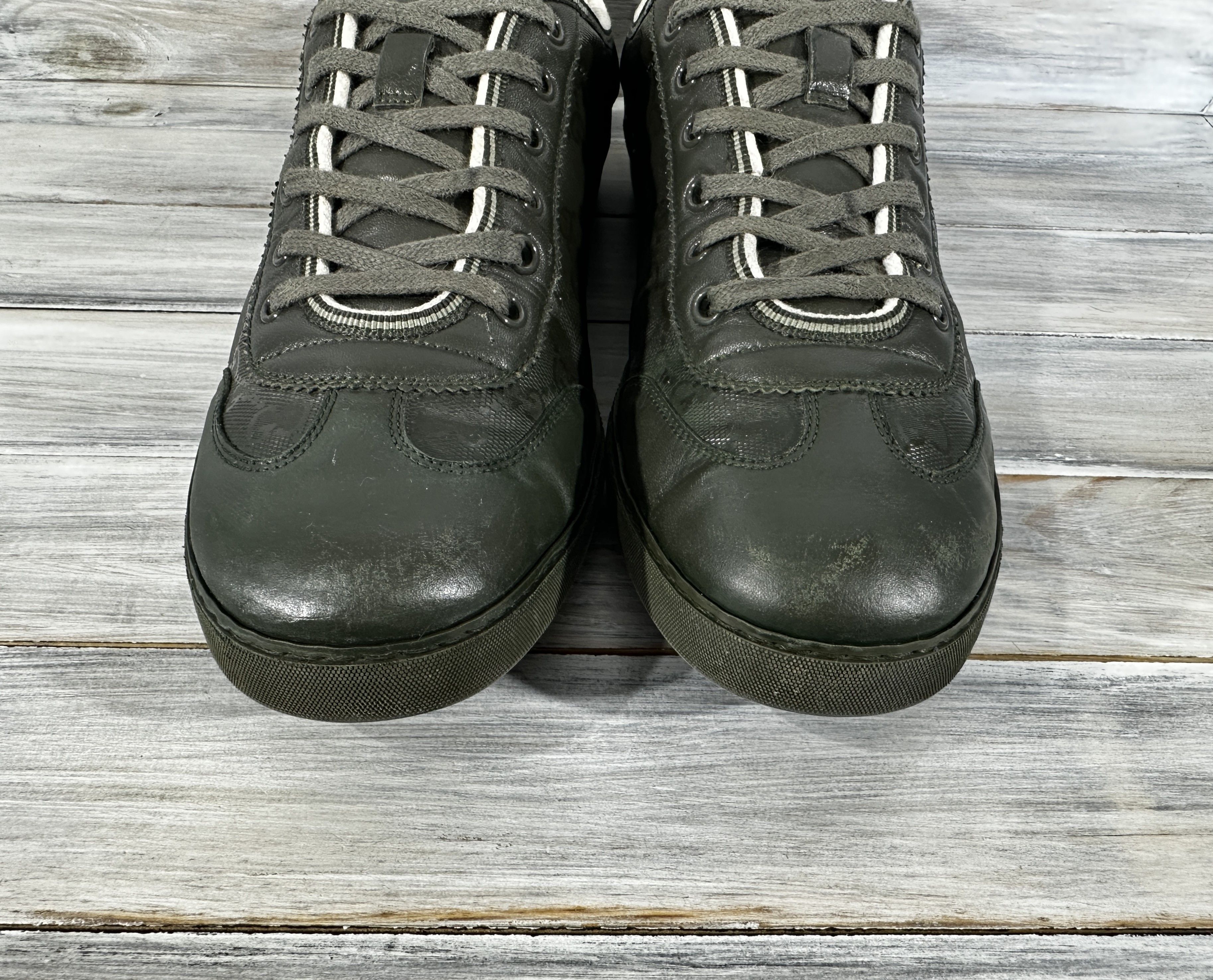 Gucci Gucci GG Monogram Men's Leather Sneakers MadeInItaly Luxury Size US 9.5 / EU 42-43 - 17 Thumbnail