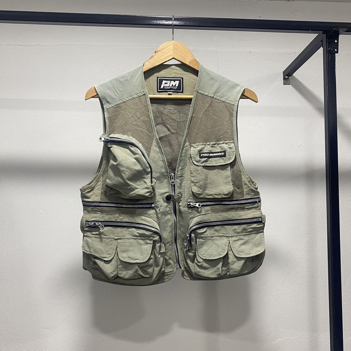 Vintage Pro Marine Utility Cargo Vest Multi Pocket 90s Size US M / EU 48-50 / 2 - 2 Thumbnail