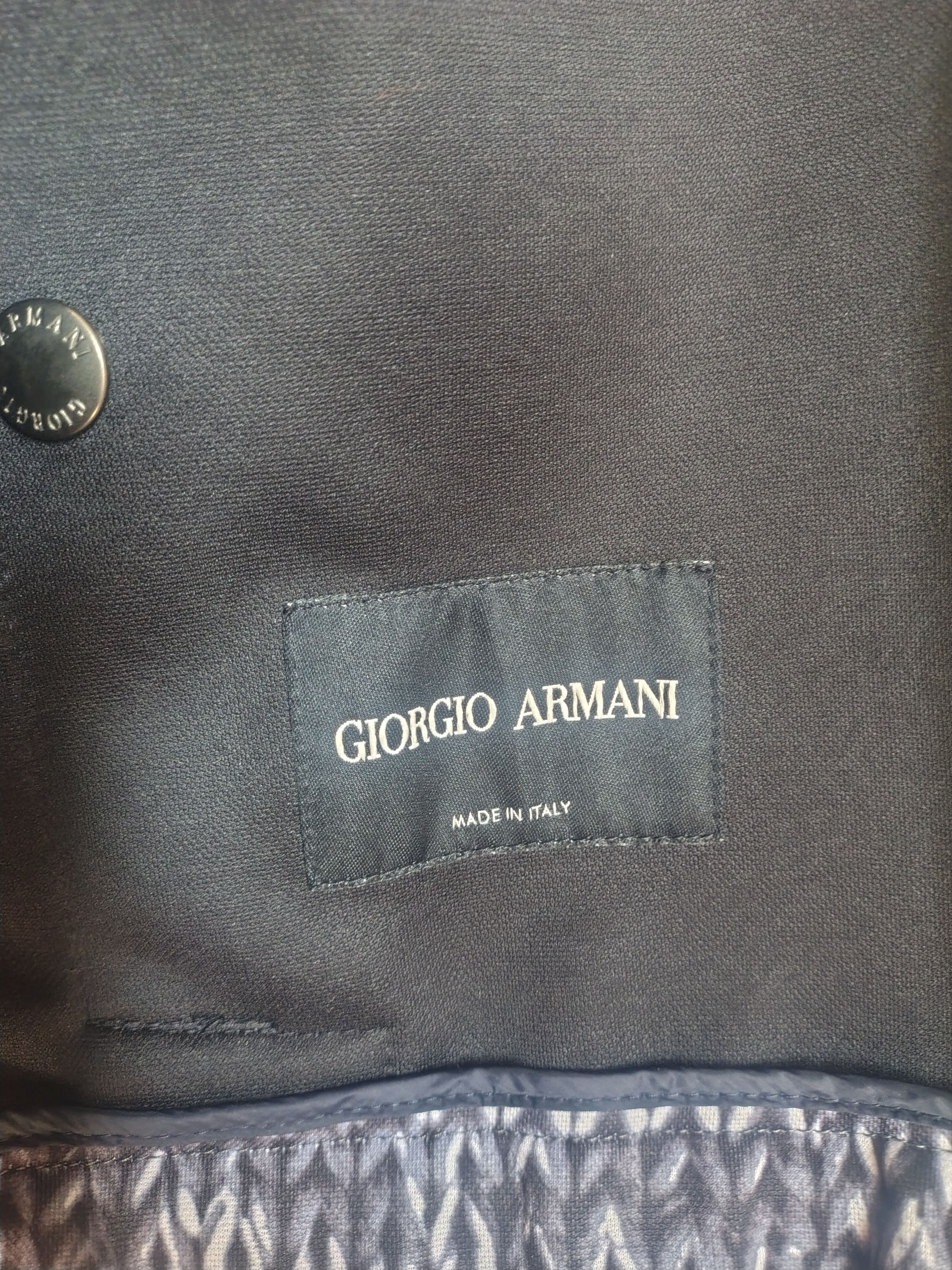 Giorgio Armani Giorgio Armani Main Line Trompe-l’œil Knit-Print Tech Size US L / EU 52-54 / 3 - 7 Thumbnail