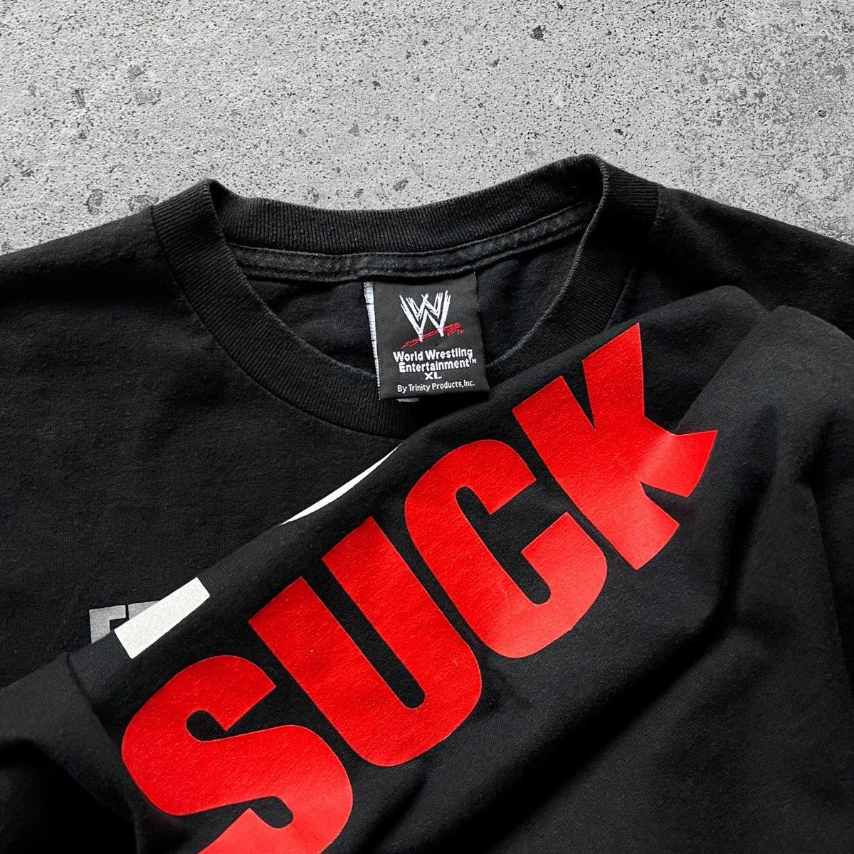 Vintage × WWE × WWF WWE Kurt Angle “From This Angle You Suck” Vintage 2002 Tee Size US XL / EU 56 / 4 - 7 Thumbnail