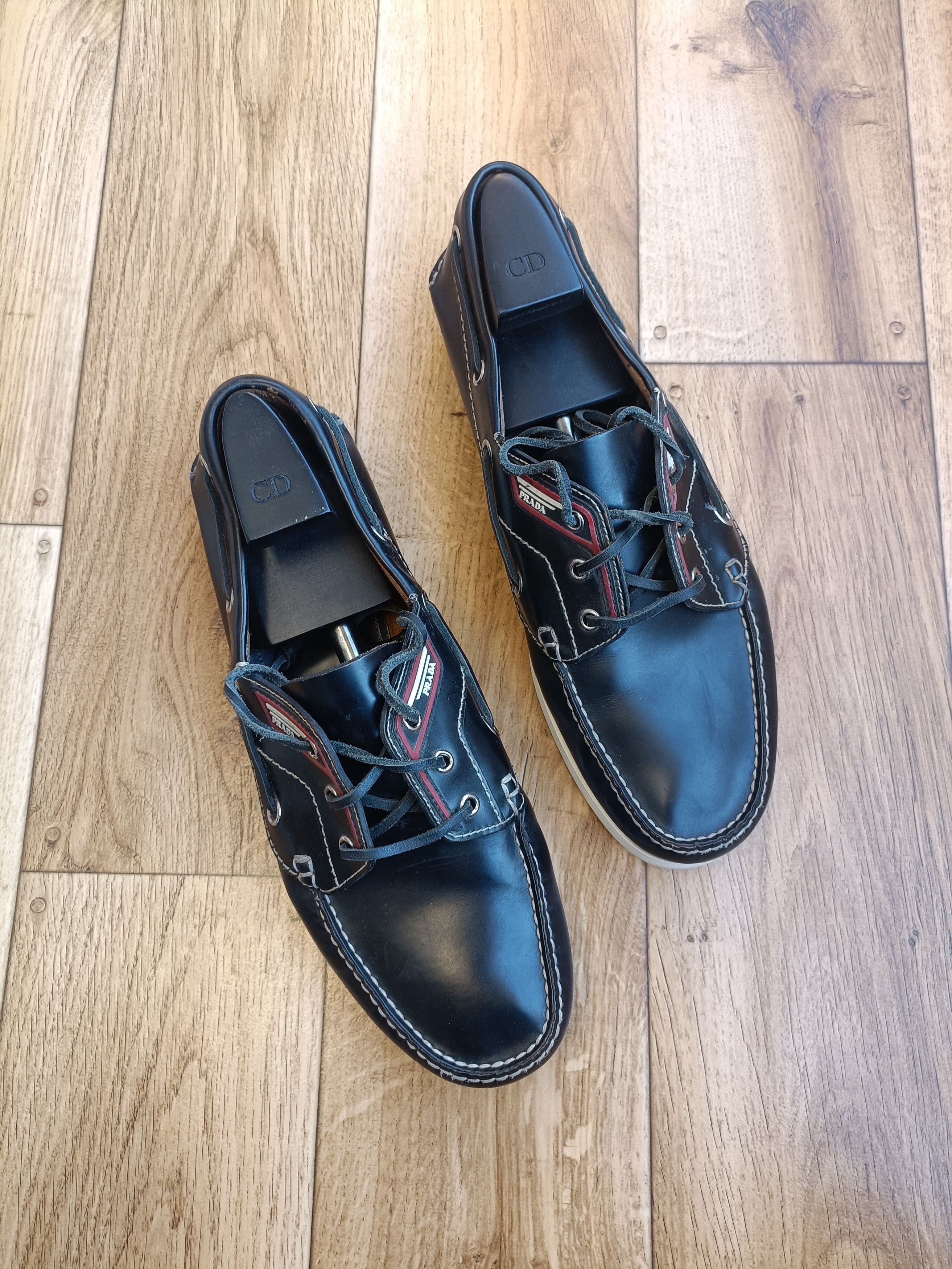 Prada Prada Classic Boat Shoes Size US 12 / EU 45 - 5 Thumbnail