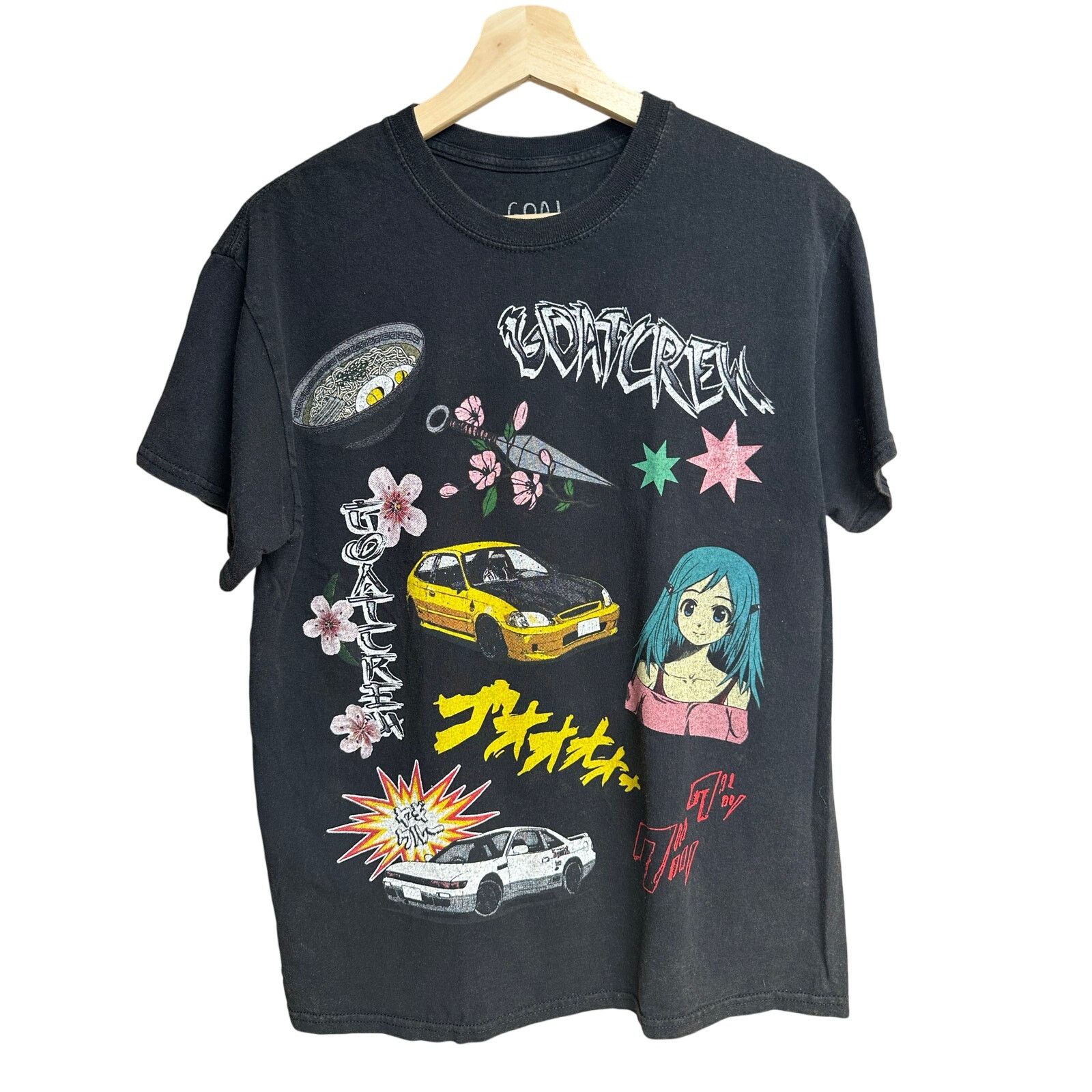GOAT Crew Goat Crew Anime Black Cotton Anime T-Shirt Size S - MINT Size US S / EU 44-46 / 1 - 1 Thumbnail