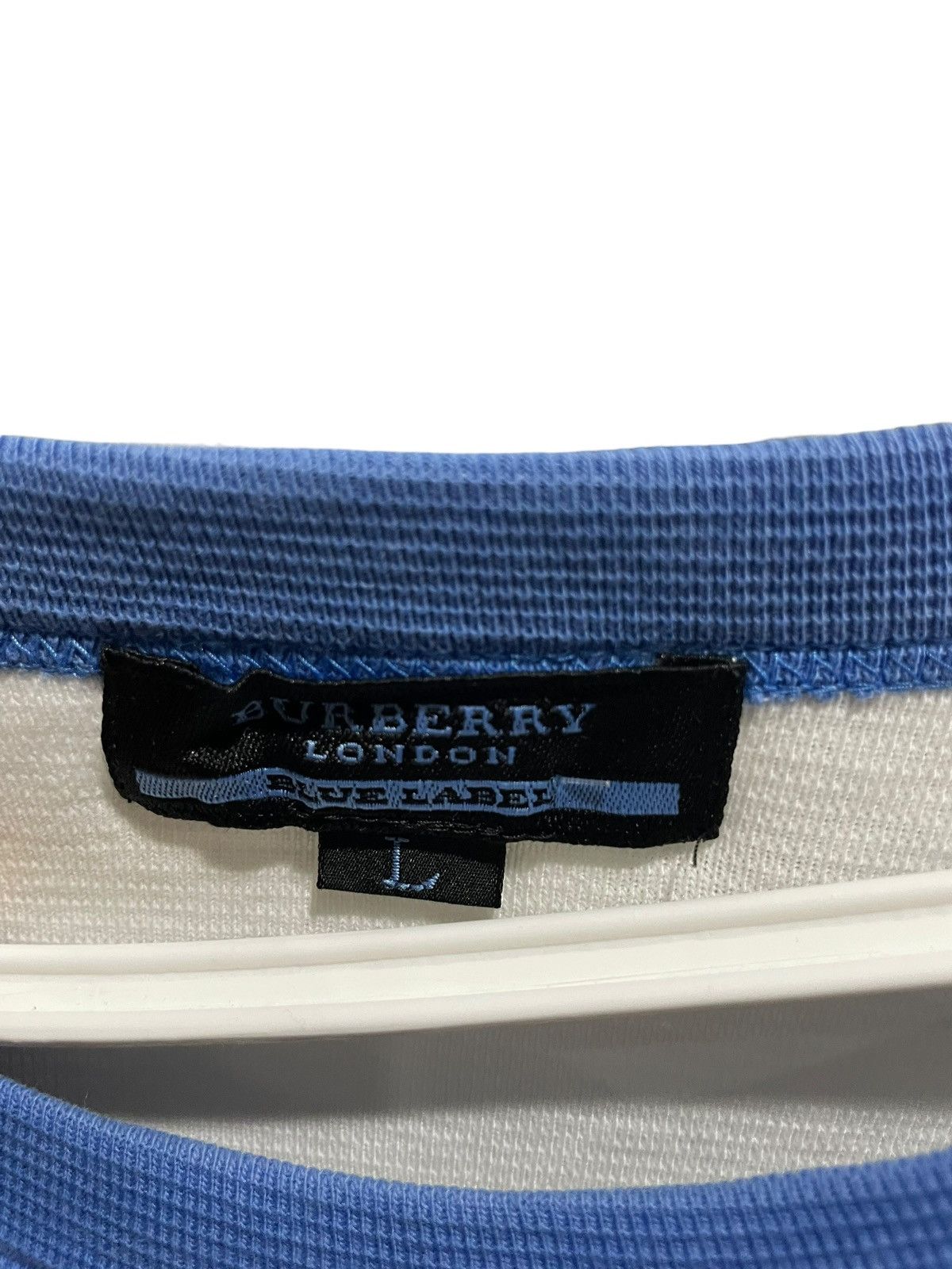 Burberry Retro💥 90s Burberry Blue Label Jersey Size L / US 10 / IT 46 - 11 Thumbnail