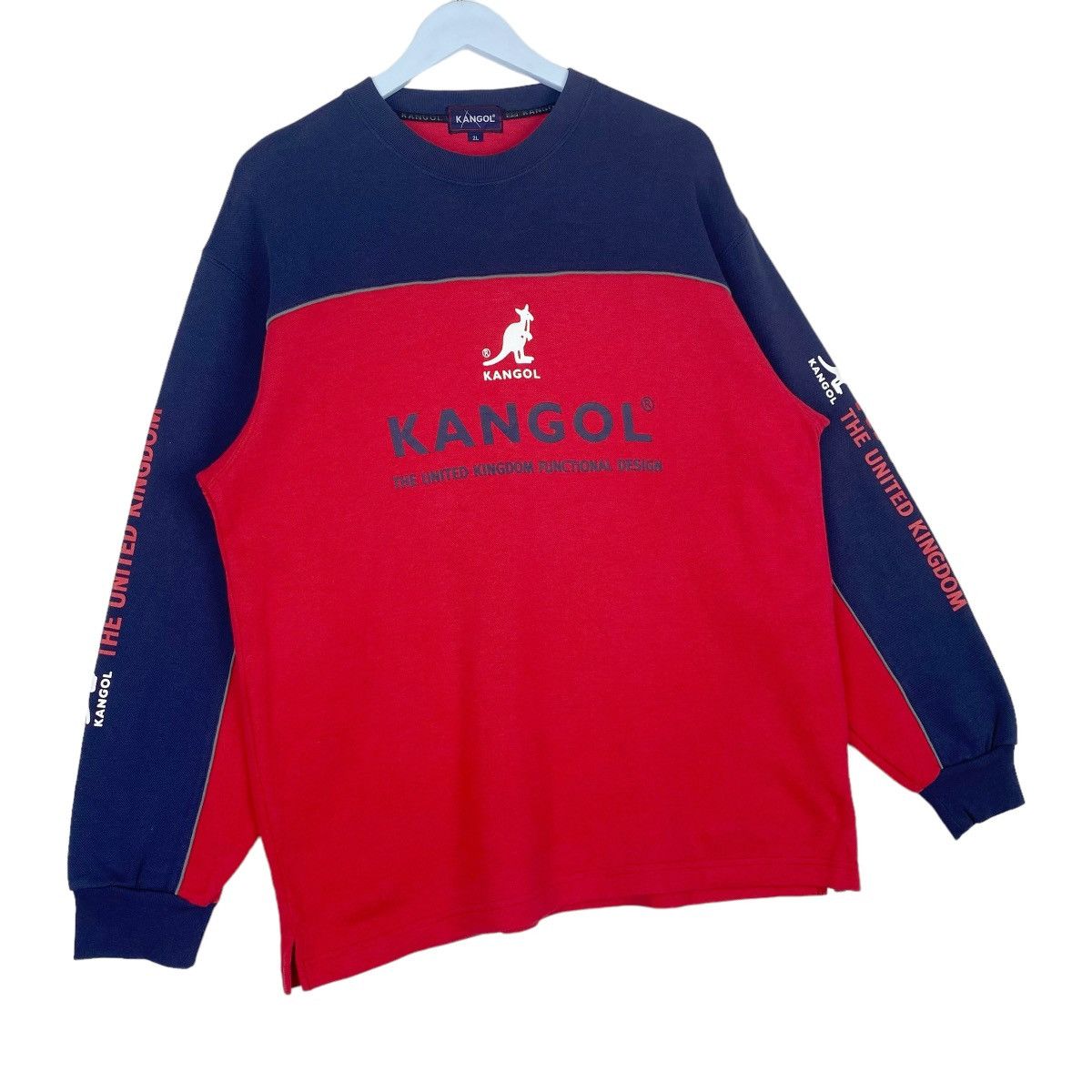 Kangol Kangol Sweatshirt Colorblock Crewneck Pullover Jumper Size US L / EU 52-54 / 3 - 4 Thumbnail