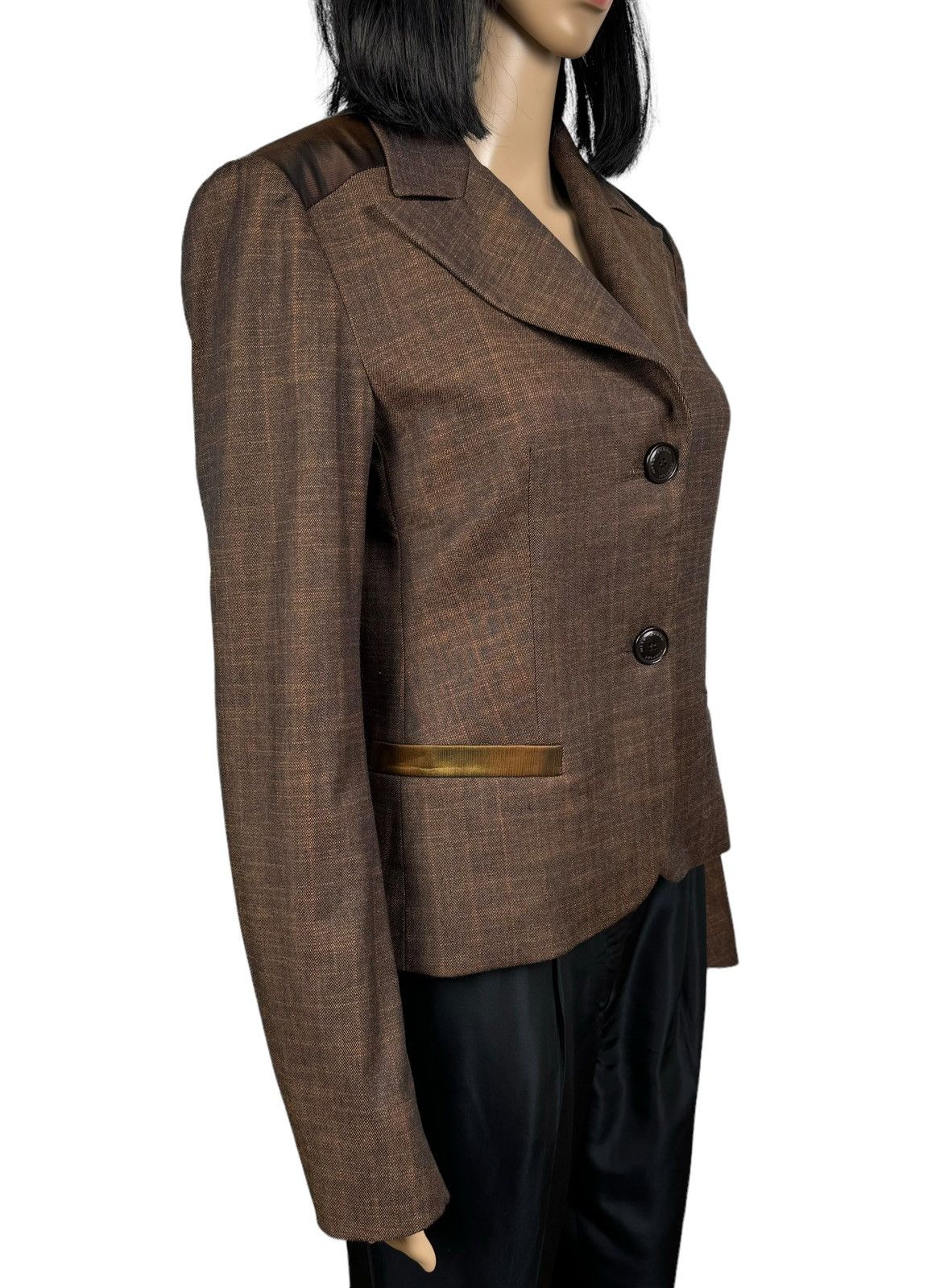 Mila Schon Mila Schon Concept Lana-Cotone Blazer Jacket size 44 Size M / US 6-8 / IT 42-44 - 4 Thumbnail