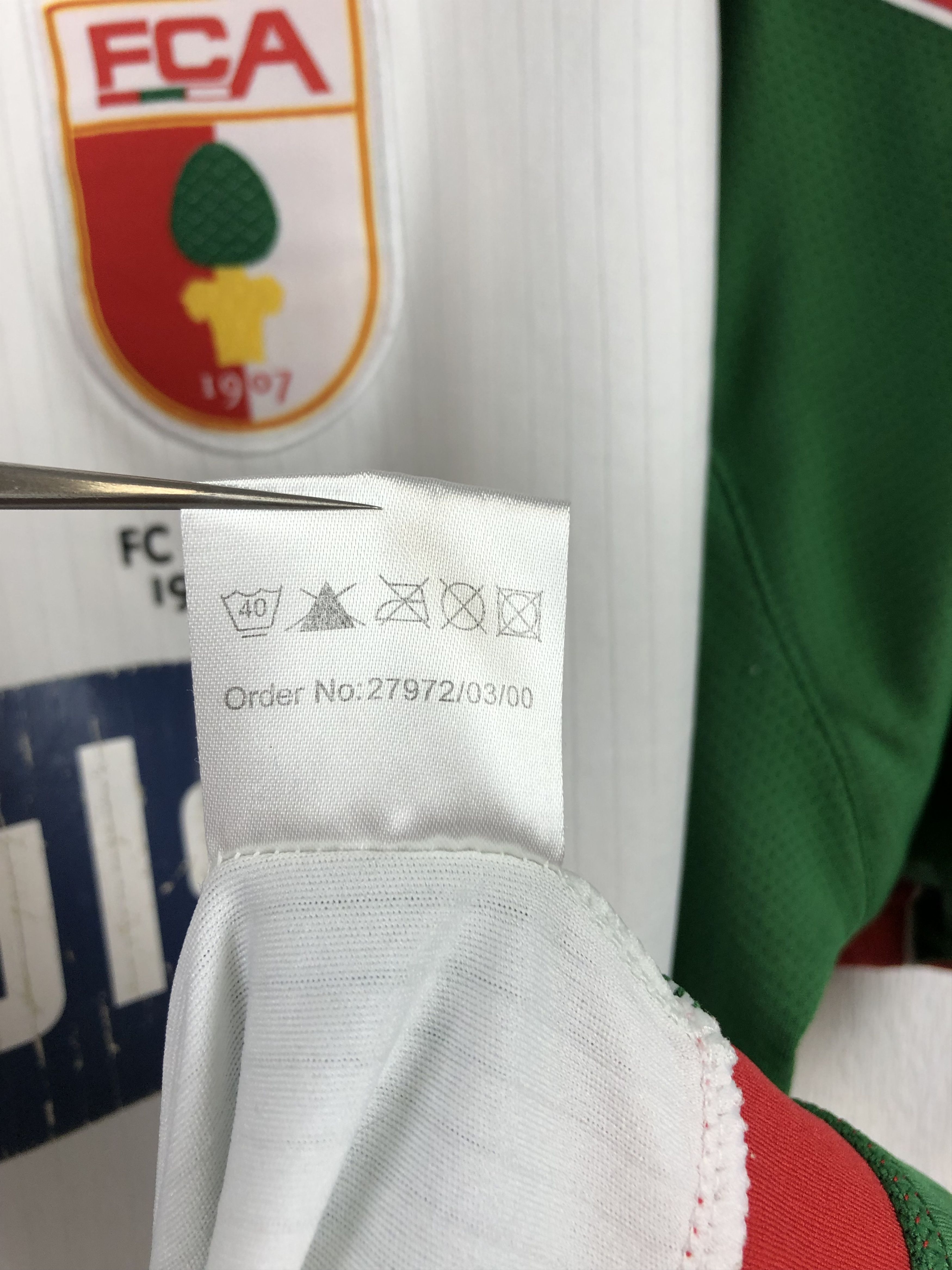 Other Augsburg Home football shirt 2007 Soccer Jersey Rare Size US XXL / EU 58 / 5 - 9 Thumbnail