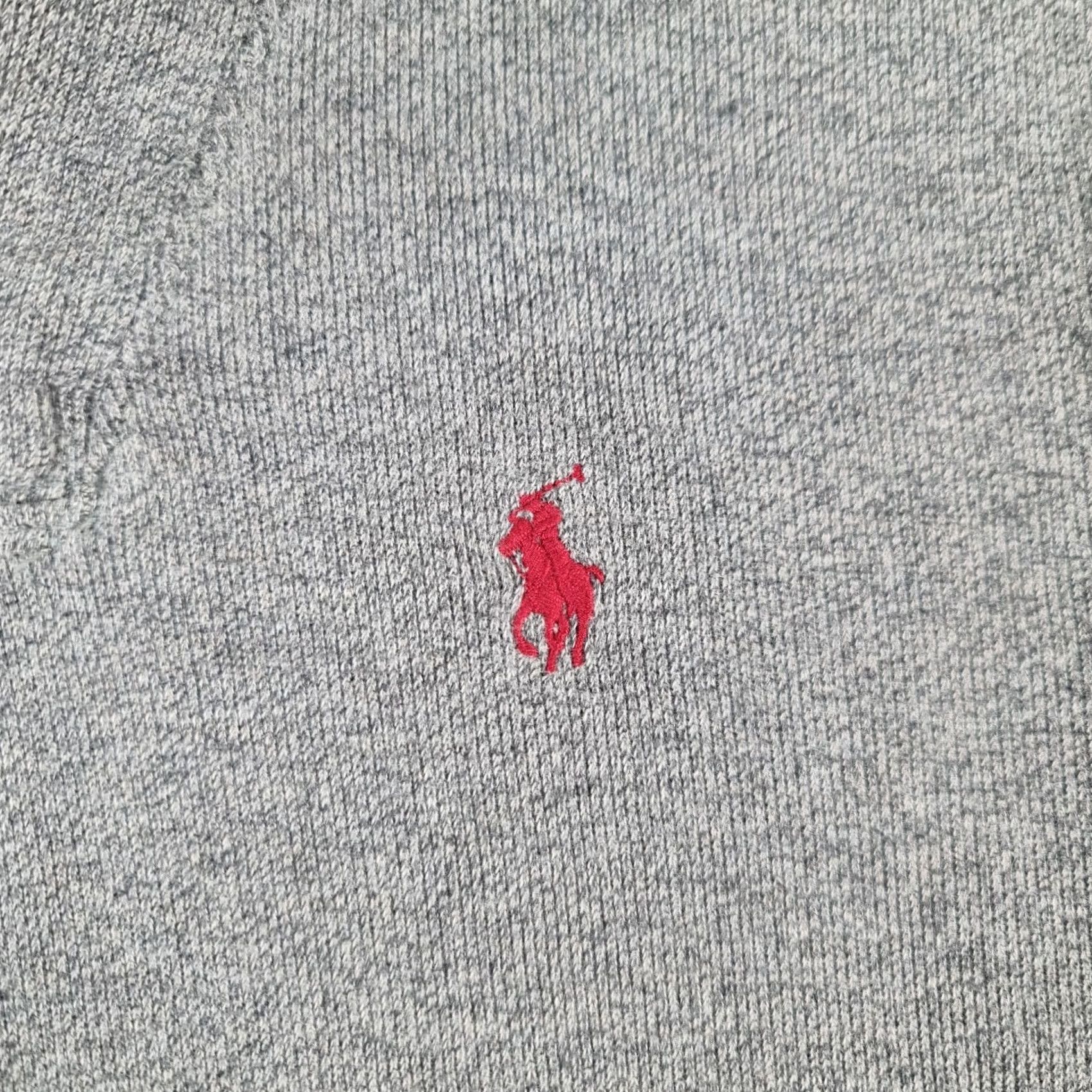 Polo Ralph Lauren Polo Ralph Lauren Mens Jumper Grey Medium Cotton Shawl Neck Pullover 19627 Size US M / EU 48-50 / 2 - 4 Thumbnail
