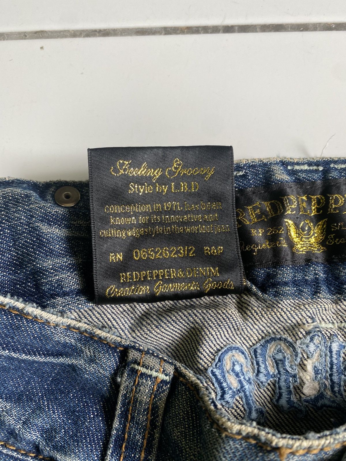 Composition by Kenzo Vintage Red Pepper Japan&co Denim Size 28" / US 6 / IT 42 - 10 Thumbnail
