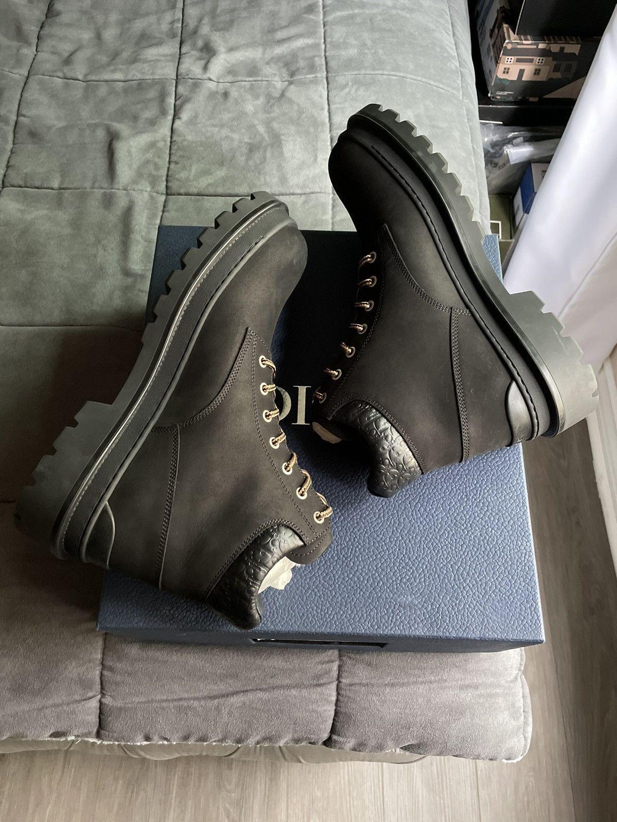 Dior Dior Oblique Black Nubuck Boots Size US 10 / EU 43 - 5 Thumbnail