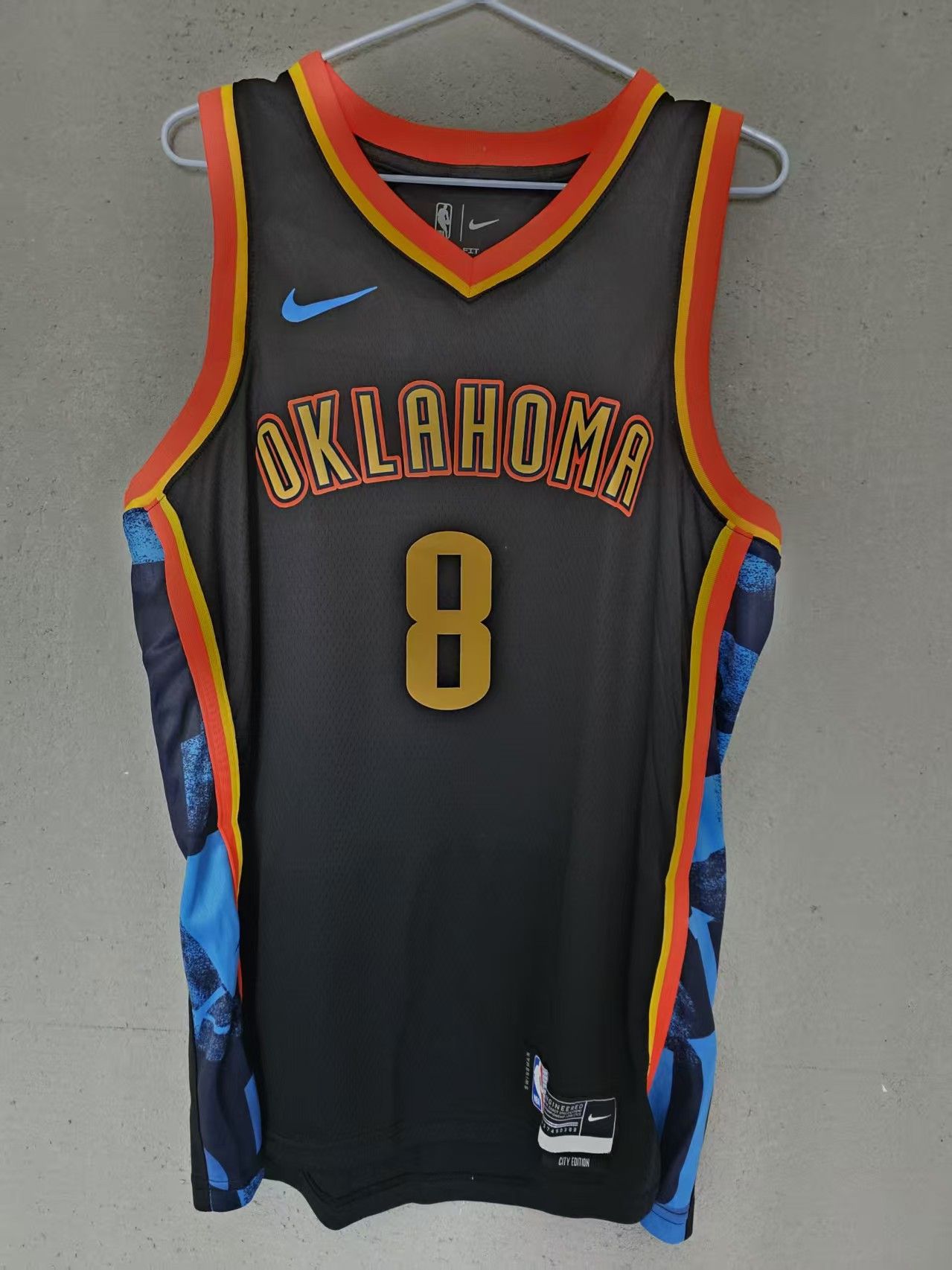 NBA Oklahoma City Thunder #8 Jalen Williams Jersey S Size US S / EU 44-46 / 1 - 2 Thumbnail