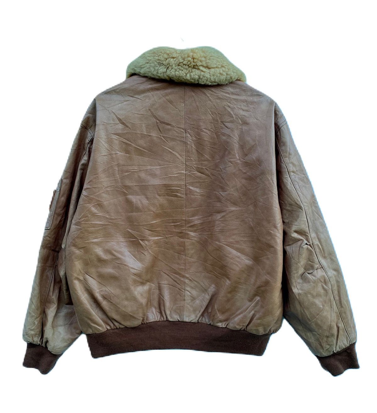 Avirex × Junya Watanabe AVIREX NEW YORK TYPE G-1 SOFT LEATHER JACKET WITH FUR Size US L / EU 52-54 / 3 - 2 Thumbnail
