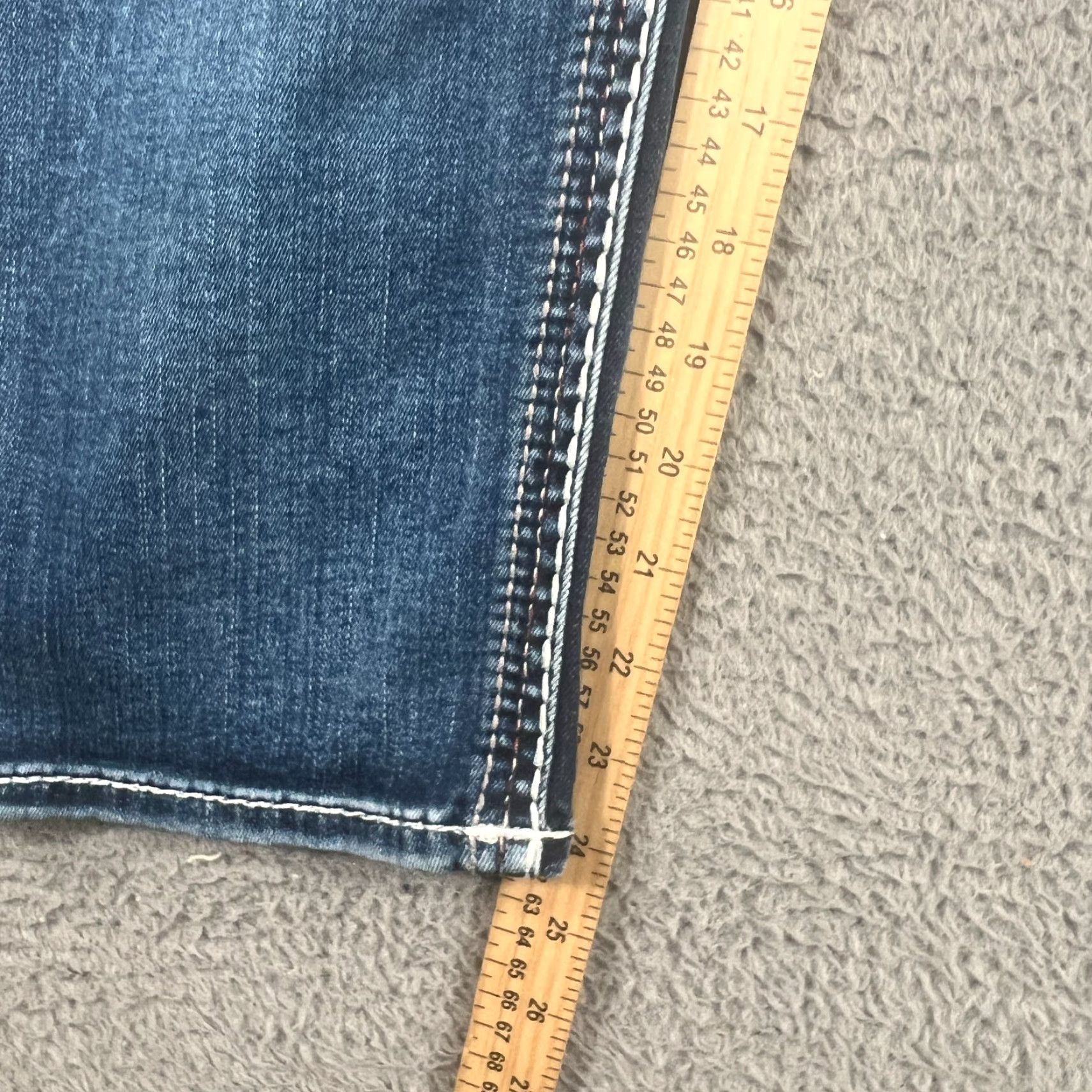 Vintage VINTAGE Rock Revival Denim Jeans Ladies Size 31 Blue Cropped Regular Fit 5-Pocket Size 24" / US 00 / IT 34 - 3 Thumbnail