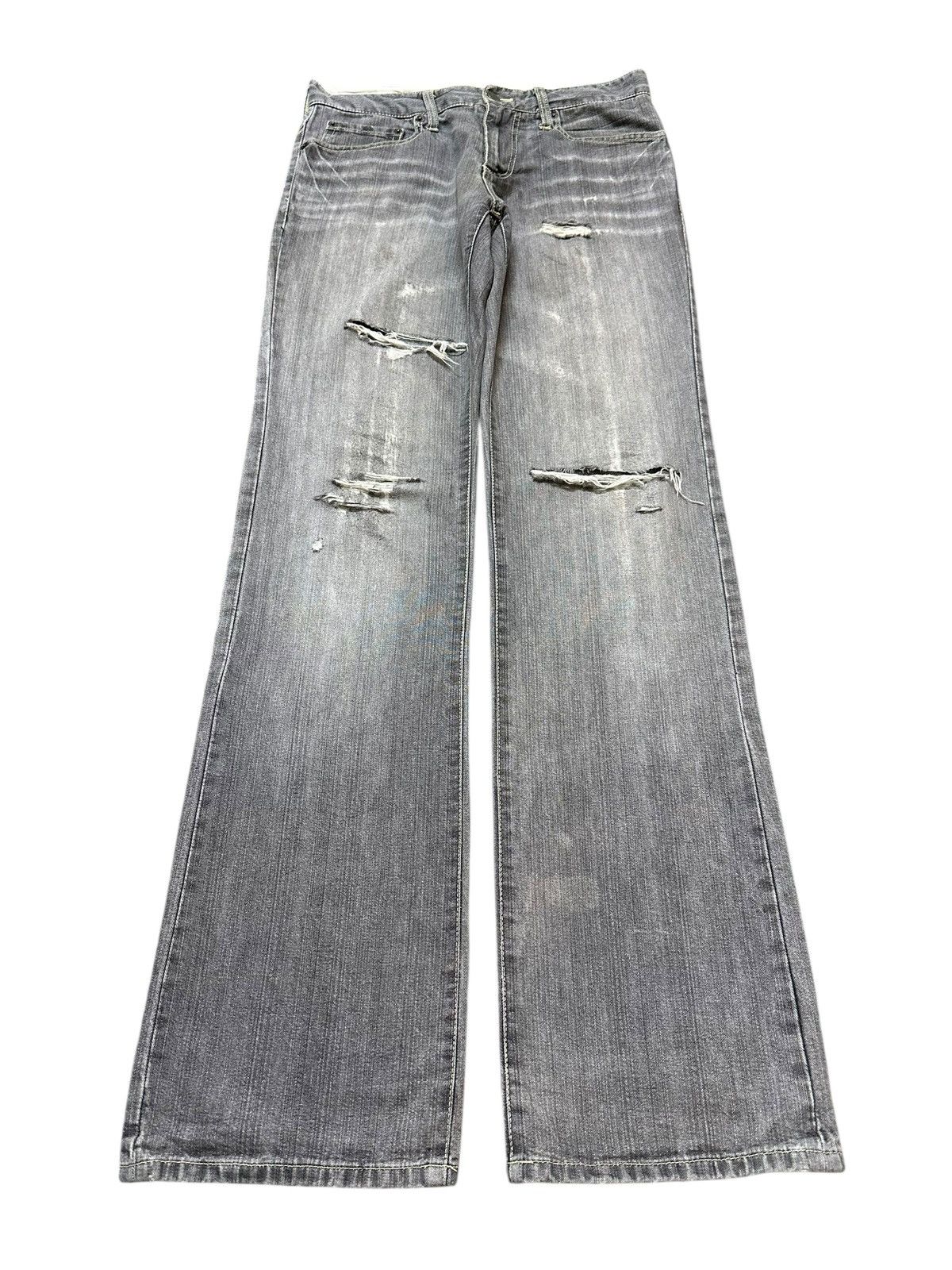 Japanese Brand Vintage Japanese Brand Faded Wash Distressed Style Jeans Size US 30 / EU 46 - 1 Thumbnail