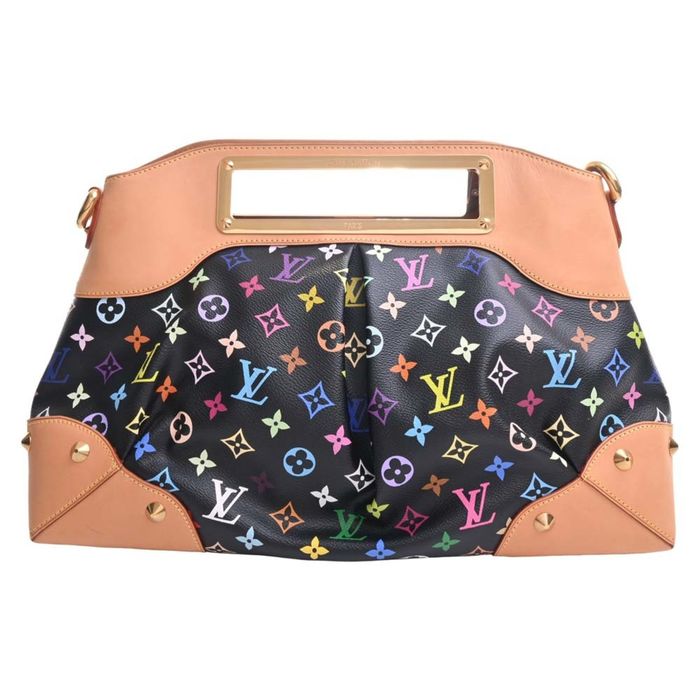 Louis Vuitton Judy GM 2way Shoulder Handbag Monogram Multicolor