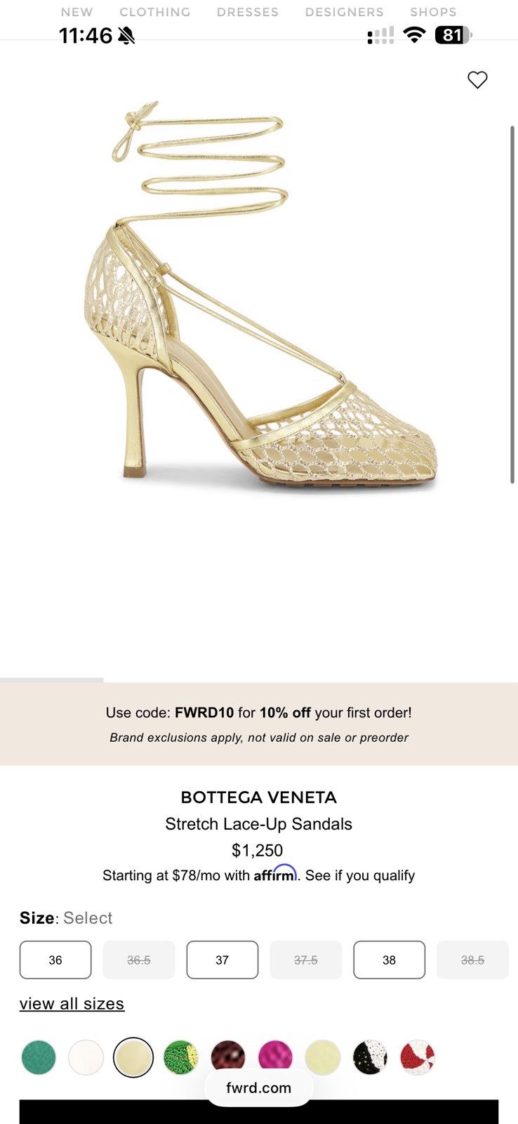 Bottega Veneta Bottega Veneta Stretched Lace-Up Sandals Size US 9 / IT 39 - 8 Thumbnail