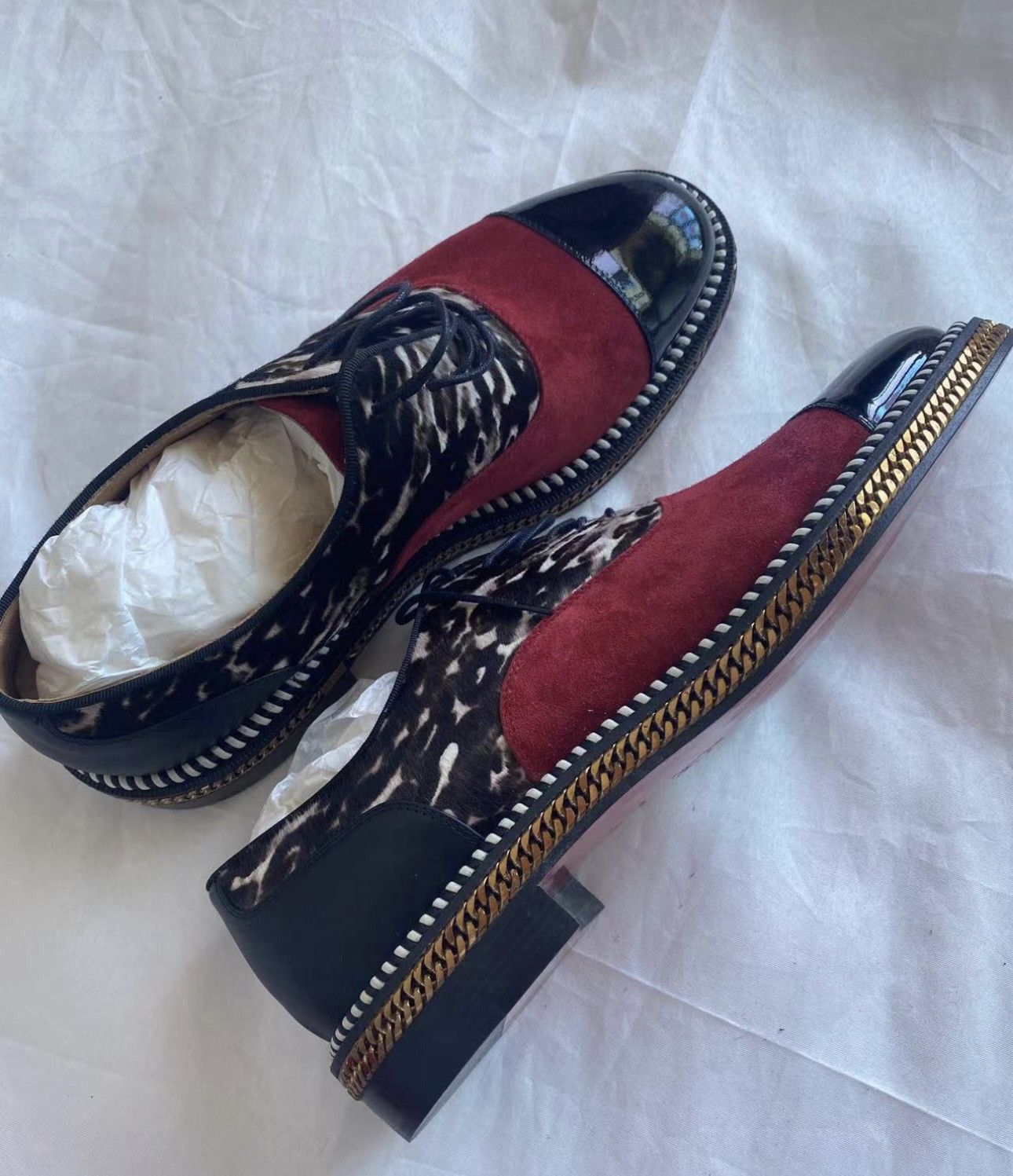 Christian Louboutin Christian Louboutin Dechaine Flat Oxford Suede Size US 8 / EU 41 - 5 Thumbnail