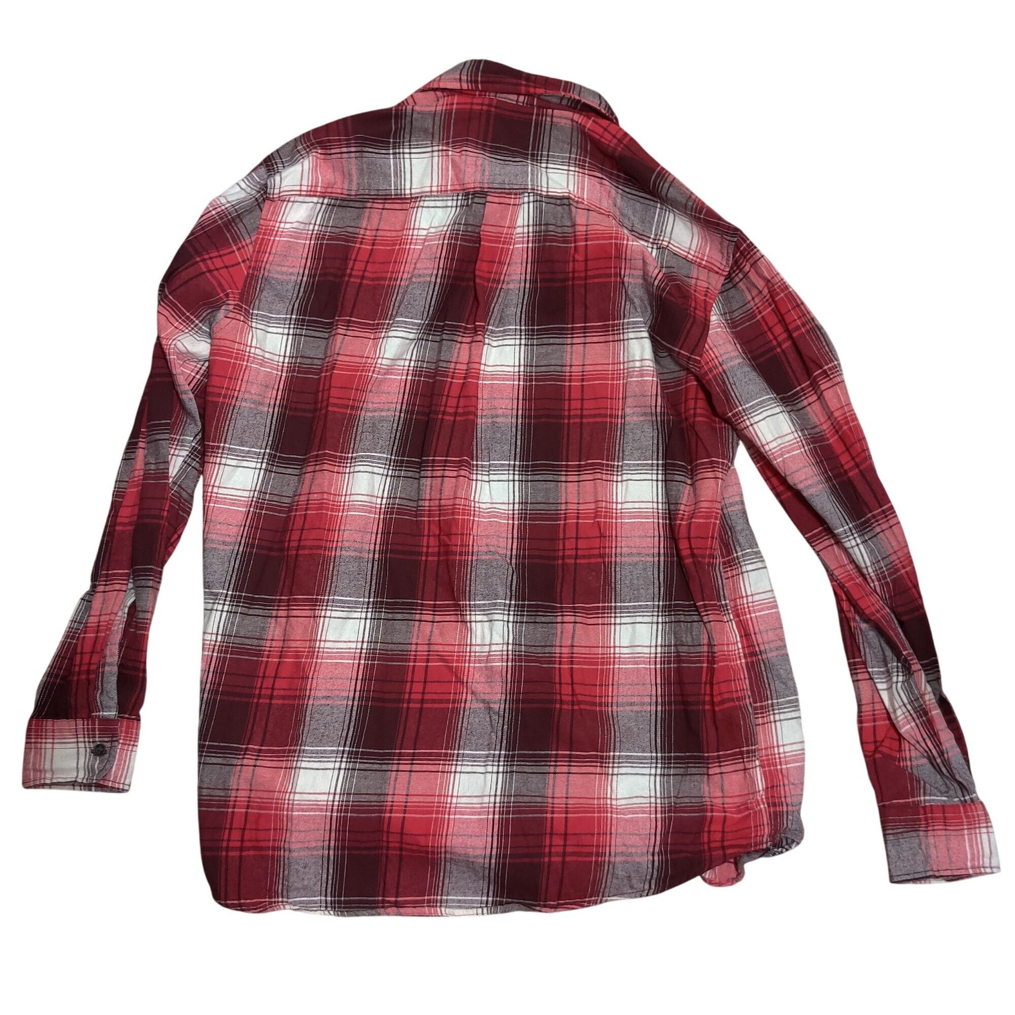 Other The Foundry Supply Mens Shirt Flannel Button Up Plaid Red Wh Size US XL / EU 56 / 4 - 2 Thumbnail