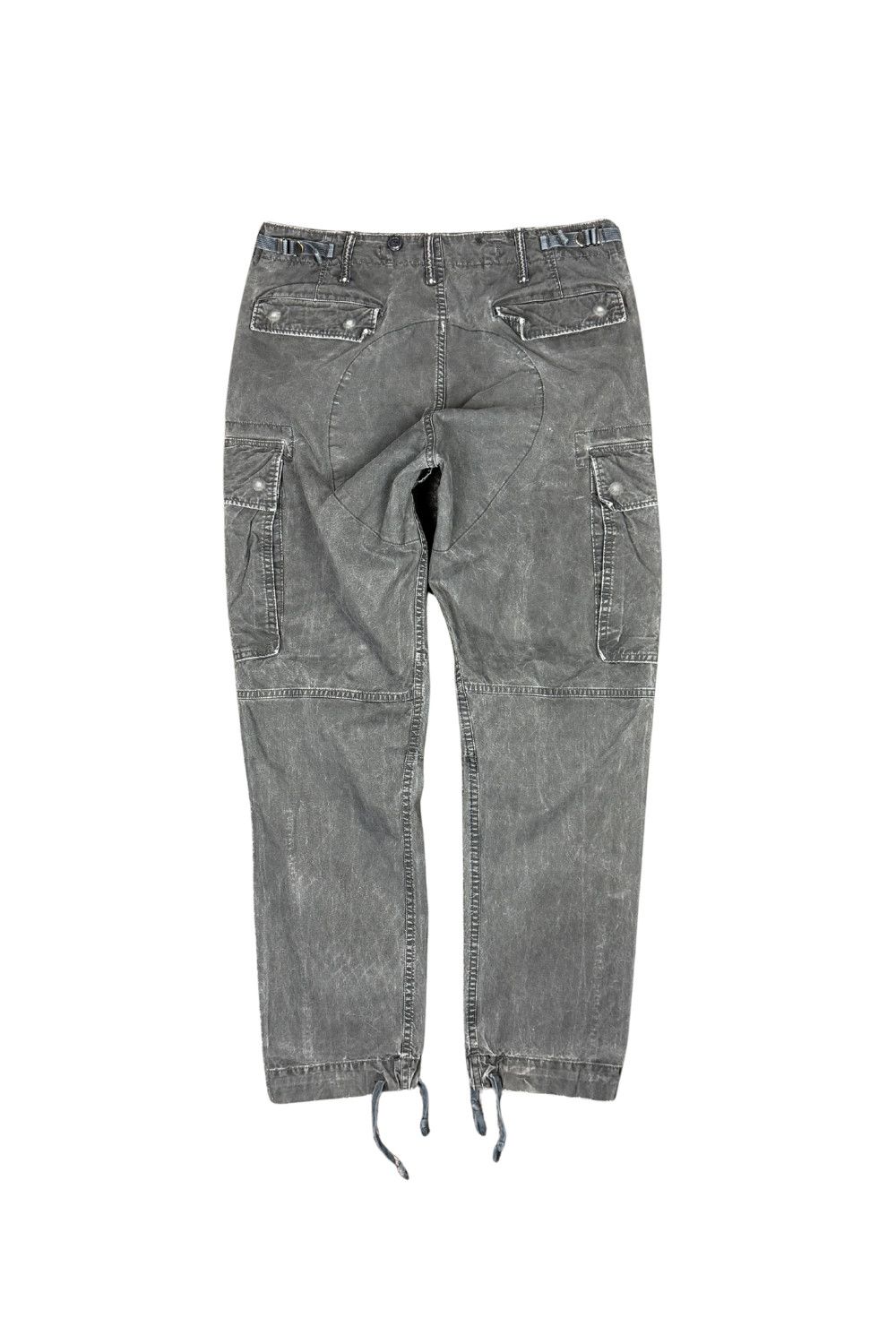 RRL Ralph Lauren Garment Dyed Military Cargo Trousers image 2