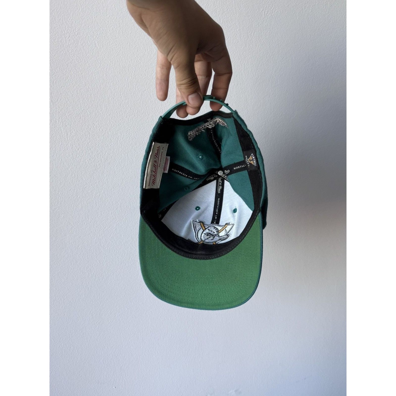 NHL The Mighty Ducks Mitchell and Ness NHL Cap Hat Vintage 90s Size ONE SIZE - 3 Thumbnail
