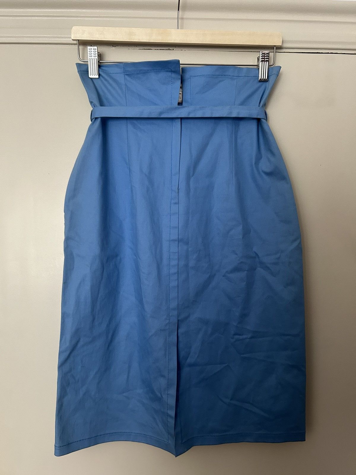 Other Sky blue cotton skirt Size 30" / US 8 / IT 44 - 2 Thumbnail