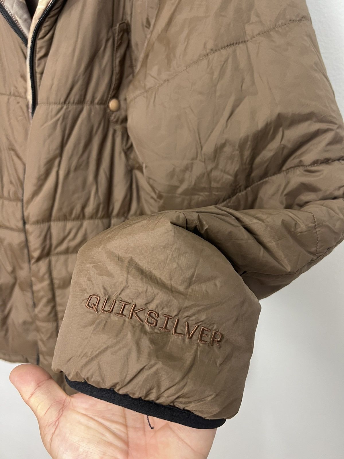 Quicksilver Vintage Quiksilver Japan Reversible Puffer Jacket Size US L / EU 52-54 / 3 - 19 Thumbnail