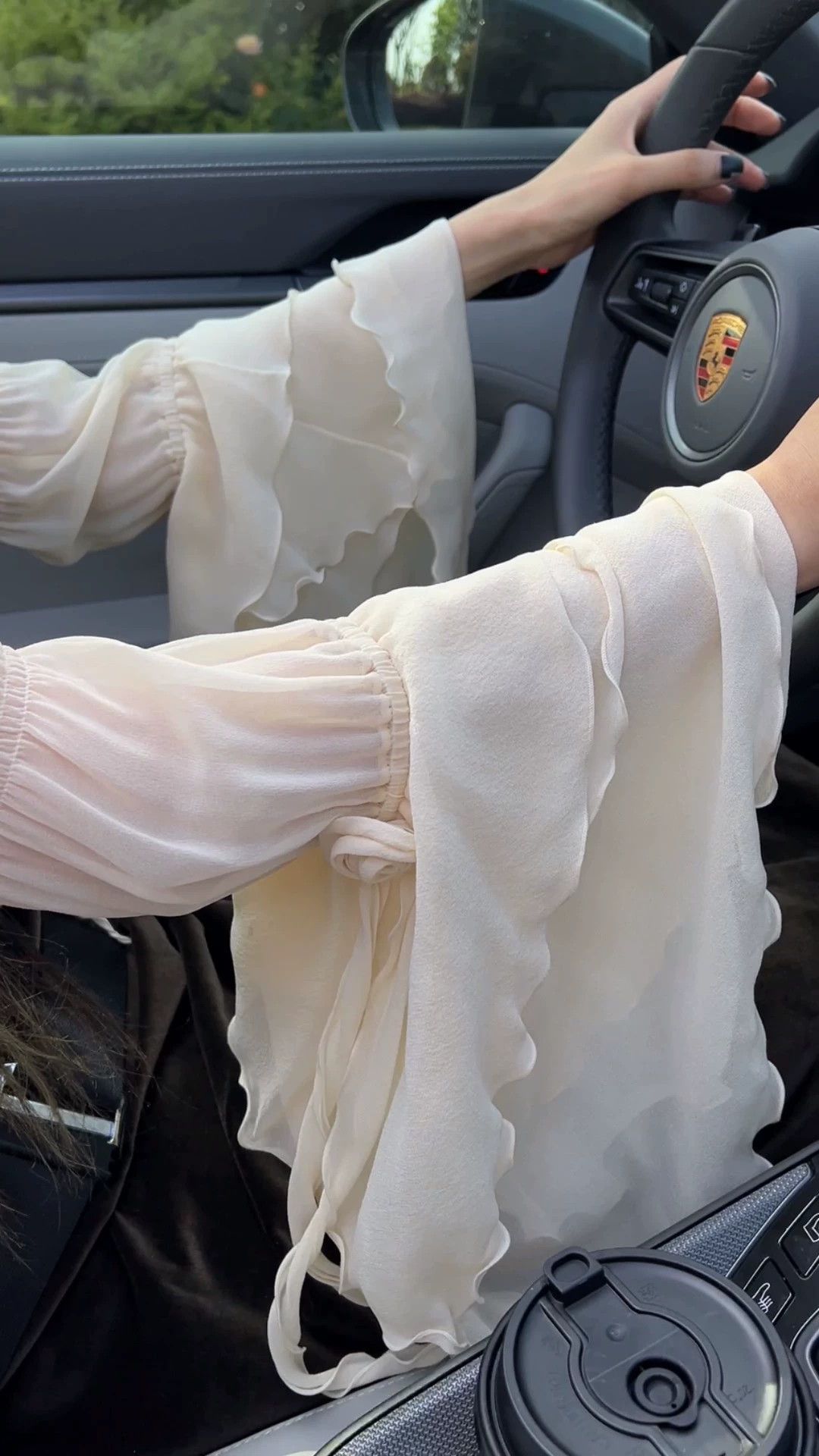 Other Vieuxnew silk white rose handmade shirt champagne white Size ONE SIZE - 1 Thumbnail