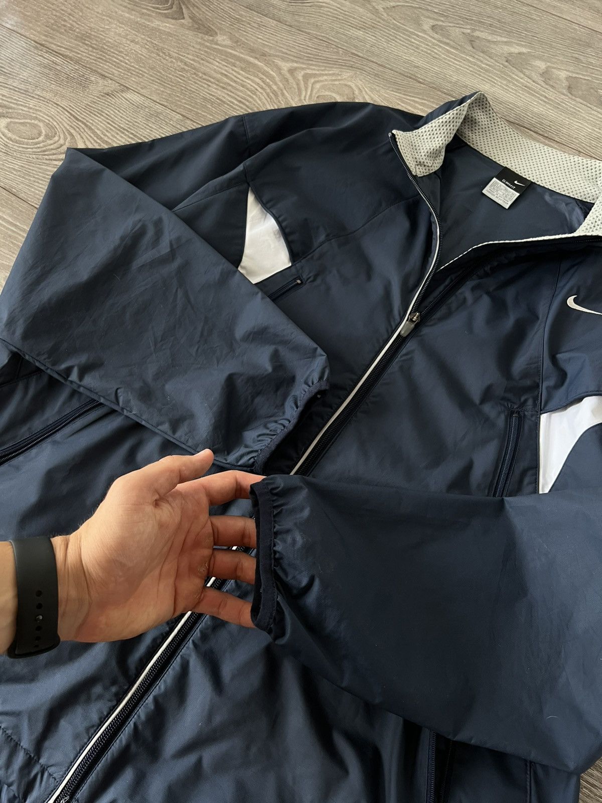 Nike Nike Vintage Climafit Y2k Avant Garde Double Zip Windbreaker Size US XL / EU 56 / 4 - 14 Thumbnail