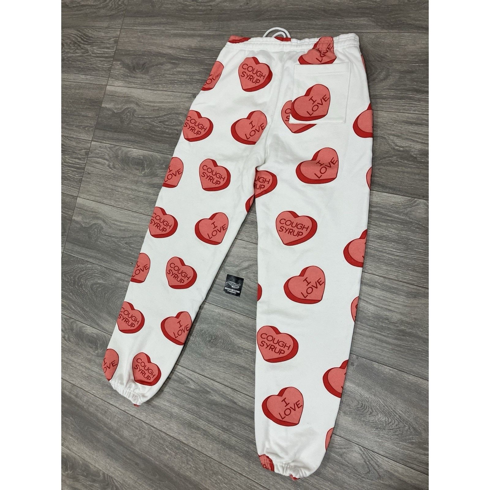 Awful Lot of Cough Syrup Awful Lot Of Cough Syrup Sweatpants ' Valentines ' RARE! NEW Size US 35 - 11 Thumbnail
