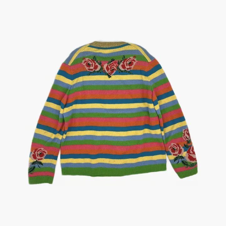 Gucci Gucci Gucci Colorful Knit Sweater with Butterfly Design -2 Size US M / EU 48-50 / 2 - 1 Thumbnail