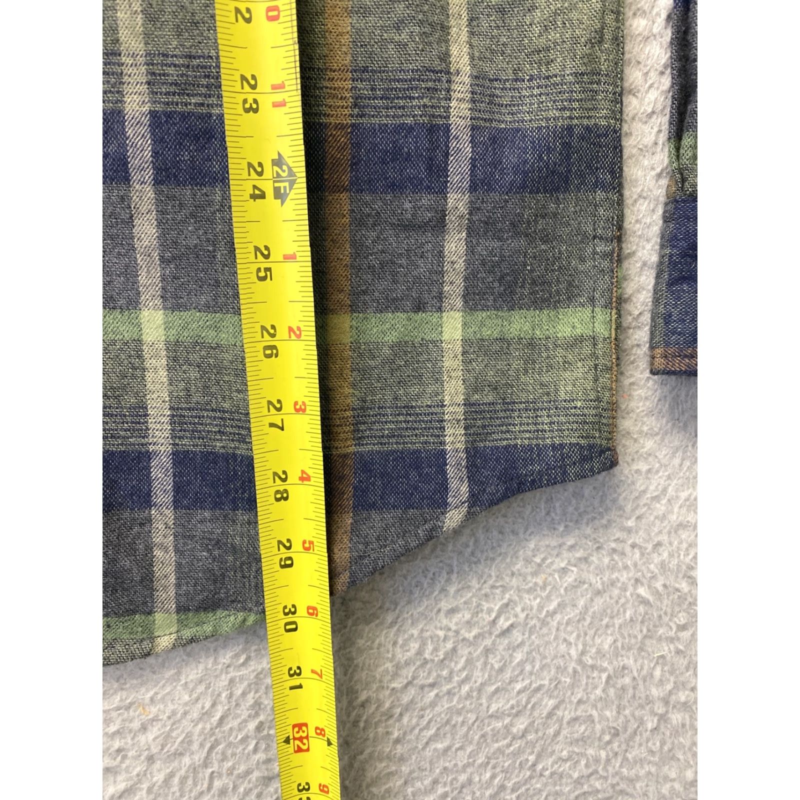 Weatherproof Weatherproof Shirt Adult M Green Plaid Button Up Long Sleeve Casual Mens / 104-42 Size US M / EU 48-50 / 2 - 7 Thumbnail