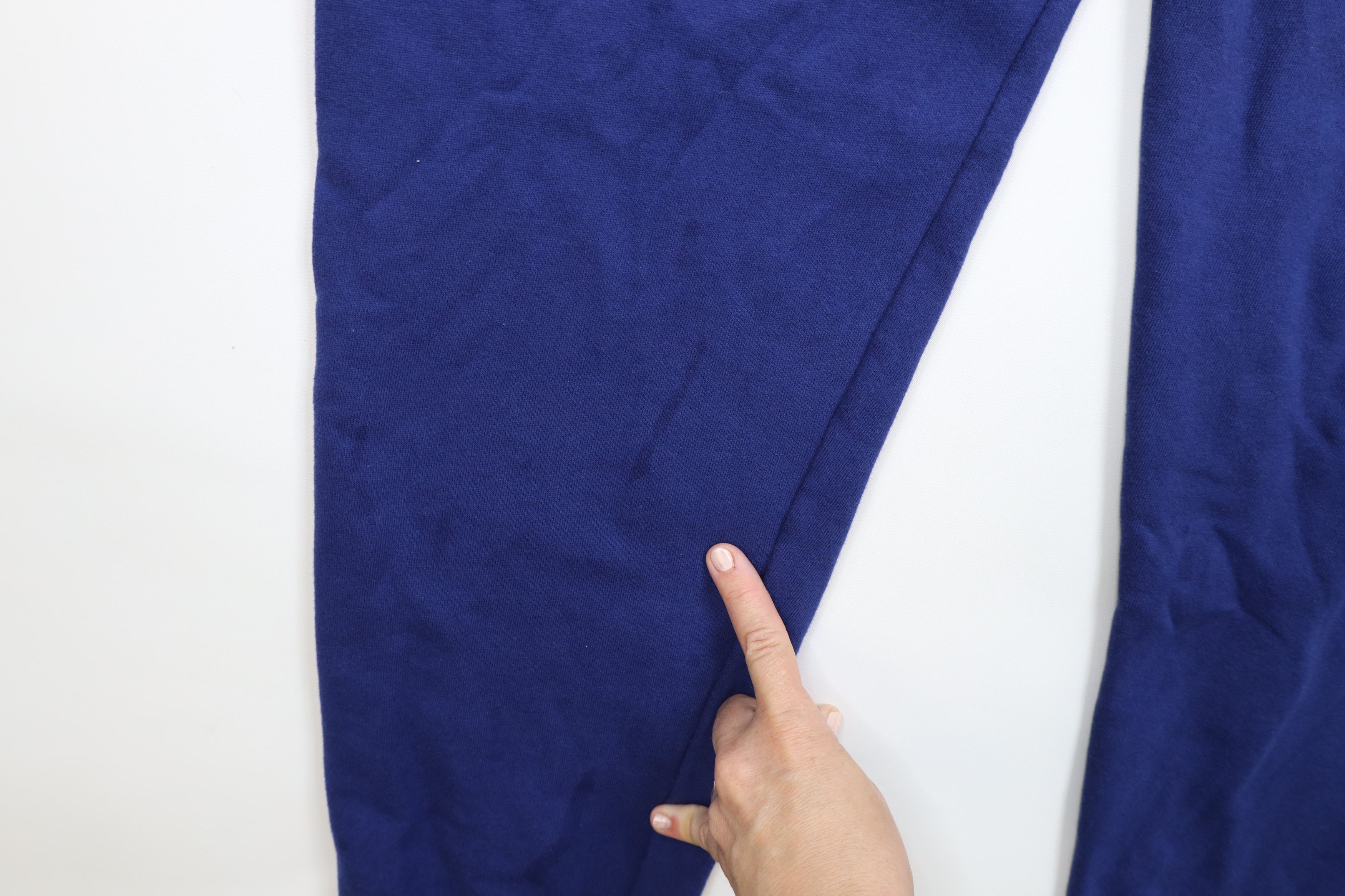 Lacoste Vintage 80s Izod Lacoste Sweatpants Joggers Pants Blue Size US 36 / EU 52 - 13 Thumbnail