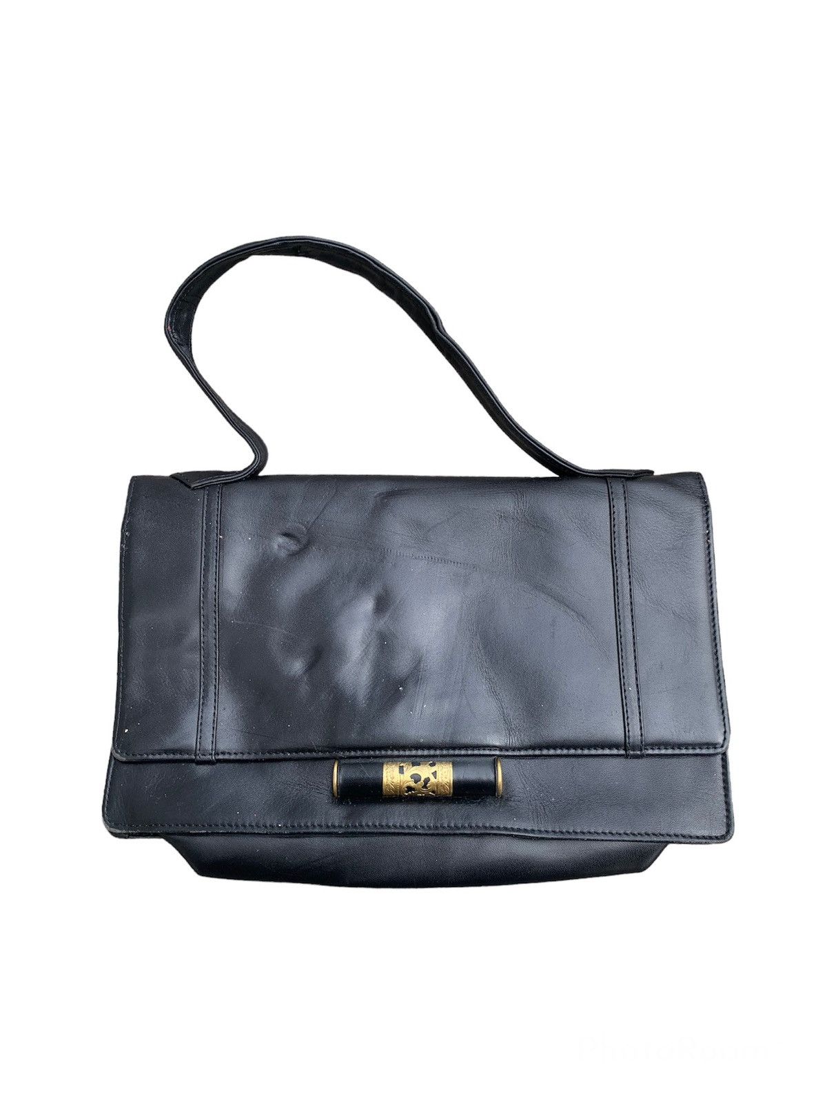 Designer × Leather Christian aujard leather hand carry bag Size ONE SIZE - 1 Thumbnail