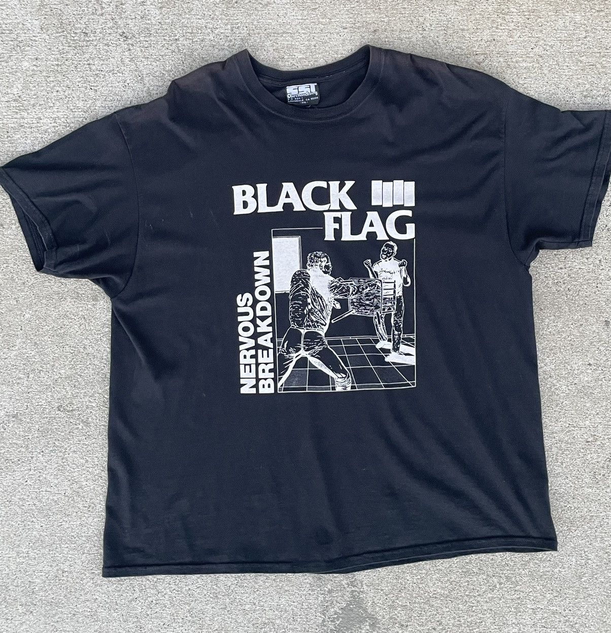Black Flag Vintage Black Flags Tee Size US XXL / EU 58 / 5 - 1 Thumbnail