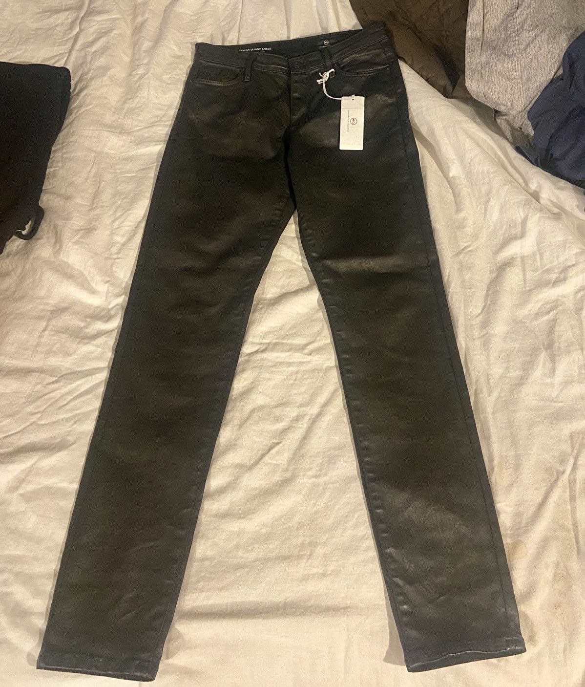 AG Adriano Goldschmied AG wax coated jeans Size 24" / US 00 / IT 34 - 6 Thumbnail