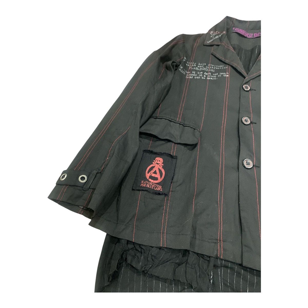 If Six Was Nine H.Anarchyism Plus H.Naoto Punk Skull Cotton Jacket Size US S / EU 44-46 / 1 - 7 Thumbnail