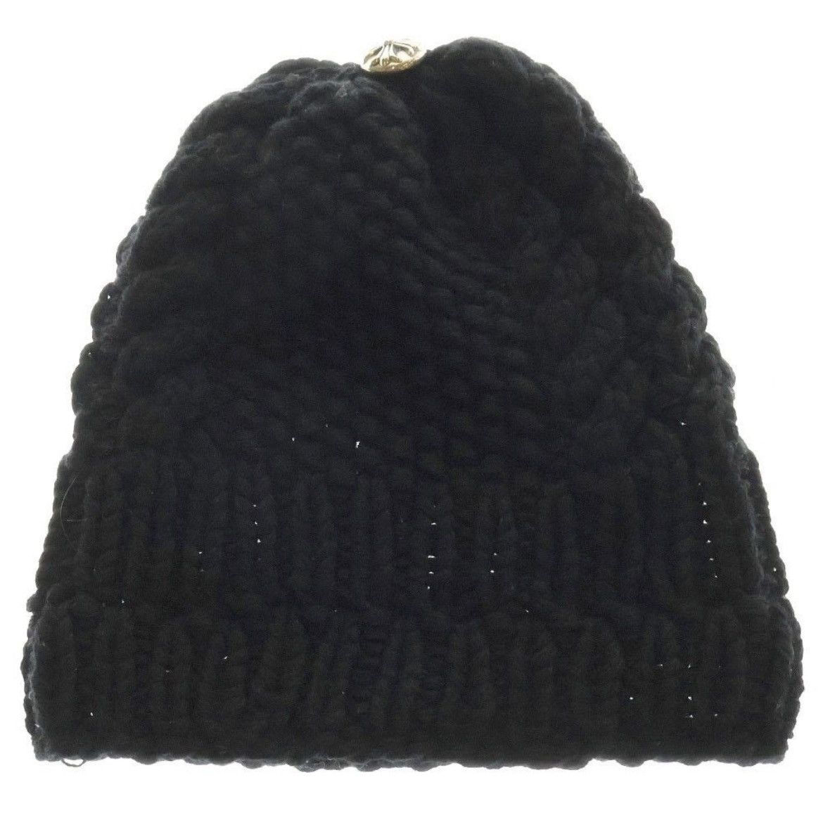 Chrome Hearts Chrome Hearts Cross Patch Cashmere Beanie Hat Size ONE SIZE - 2 Thumbnail