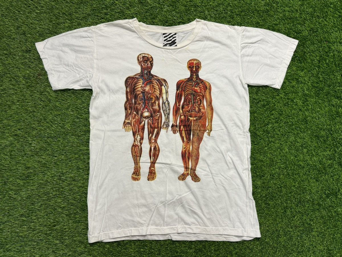 Image of Art Comes First Human Anatomy - Art Tee Shirt in White, Men's (Size Small)