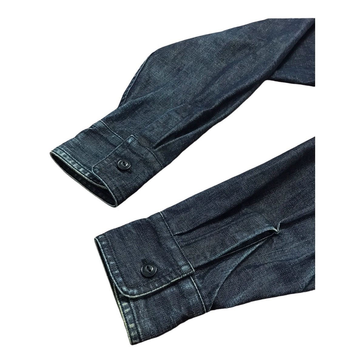 Japanese Brand × Pherrow's × Vintage Pherrow’s Story Button Long Sleeve Denim Jacket Blue/Black Size US M / EU 48-50 / 2 - 7 Thumbnail