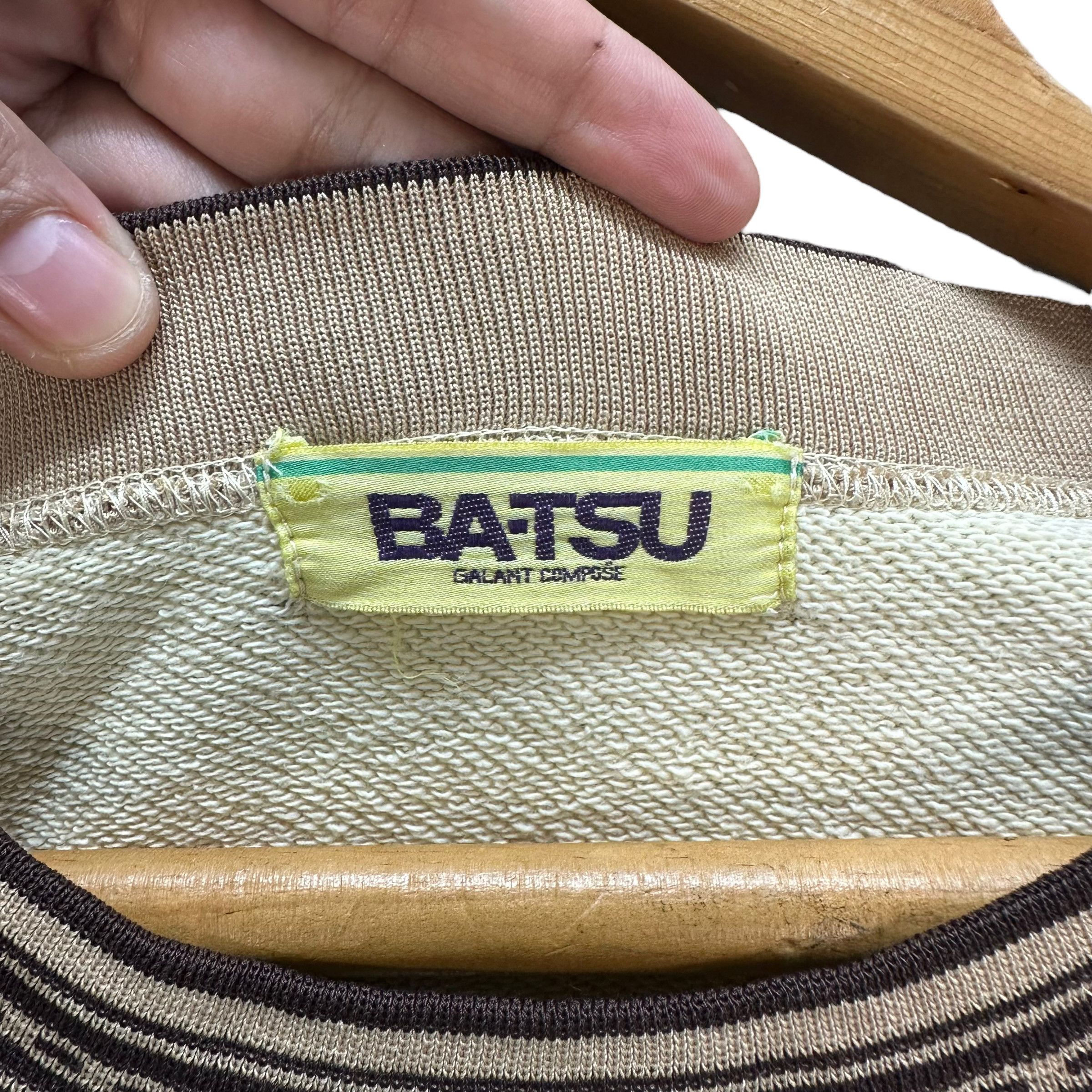 Japanese Brand BA-TSU COMPOSITION PROJECT SWEATSHIRTS #7507-149 Size M / US 6-8 / IT 42-44 - 10 Thumbnail