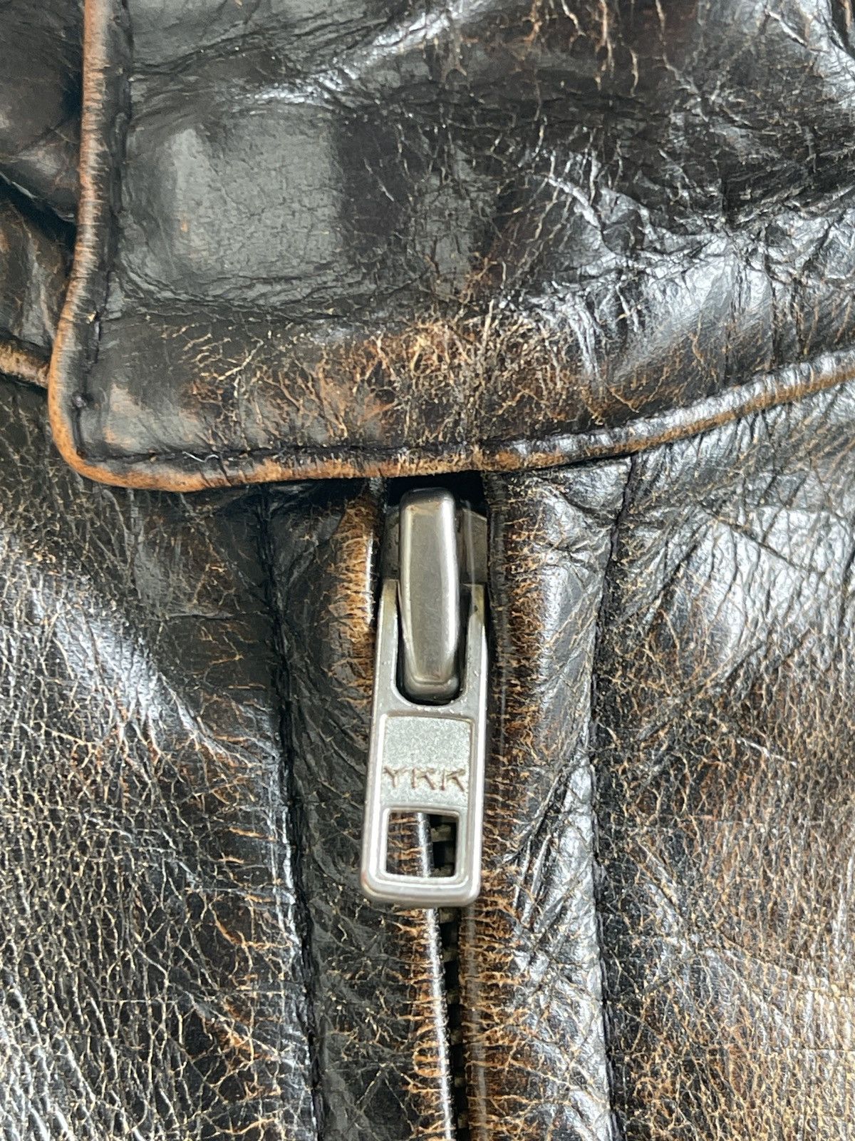 Japanese Brand Cafe Racer Biker Buffalo Leather Jacket Size US M / EU 48-50 / 2 - 17 Thumbnail