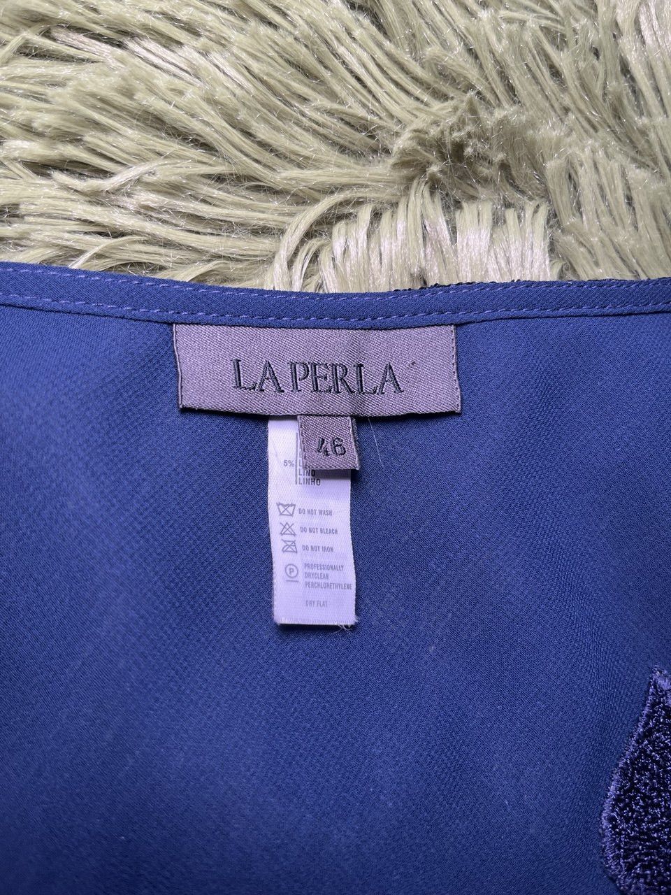 La Perla Elegant La Perla Navy Blue Dress Size L / US 10 / IT 46 - 10 Thumbnail
