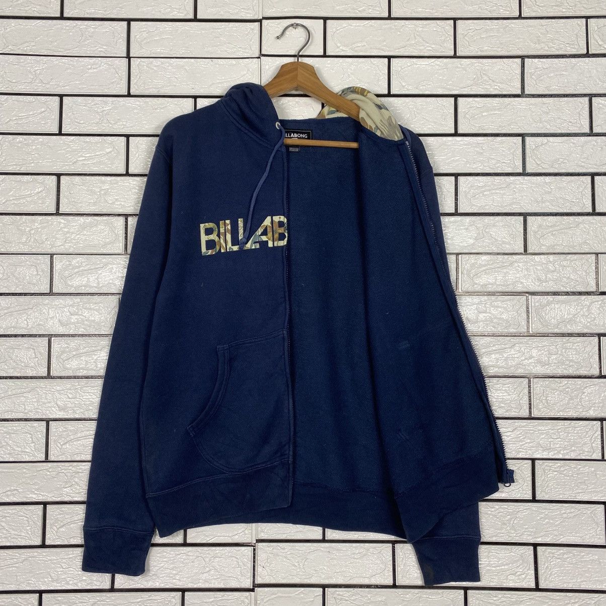 Japanese Brand 📌Vintage Zipper Hoodie Billabong Big Logo Size US M / EU 48-50 / 2 - 13 Thumbnail