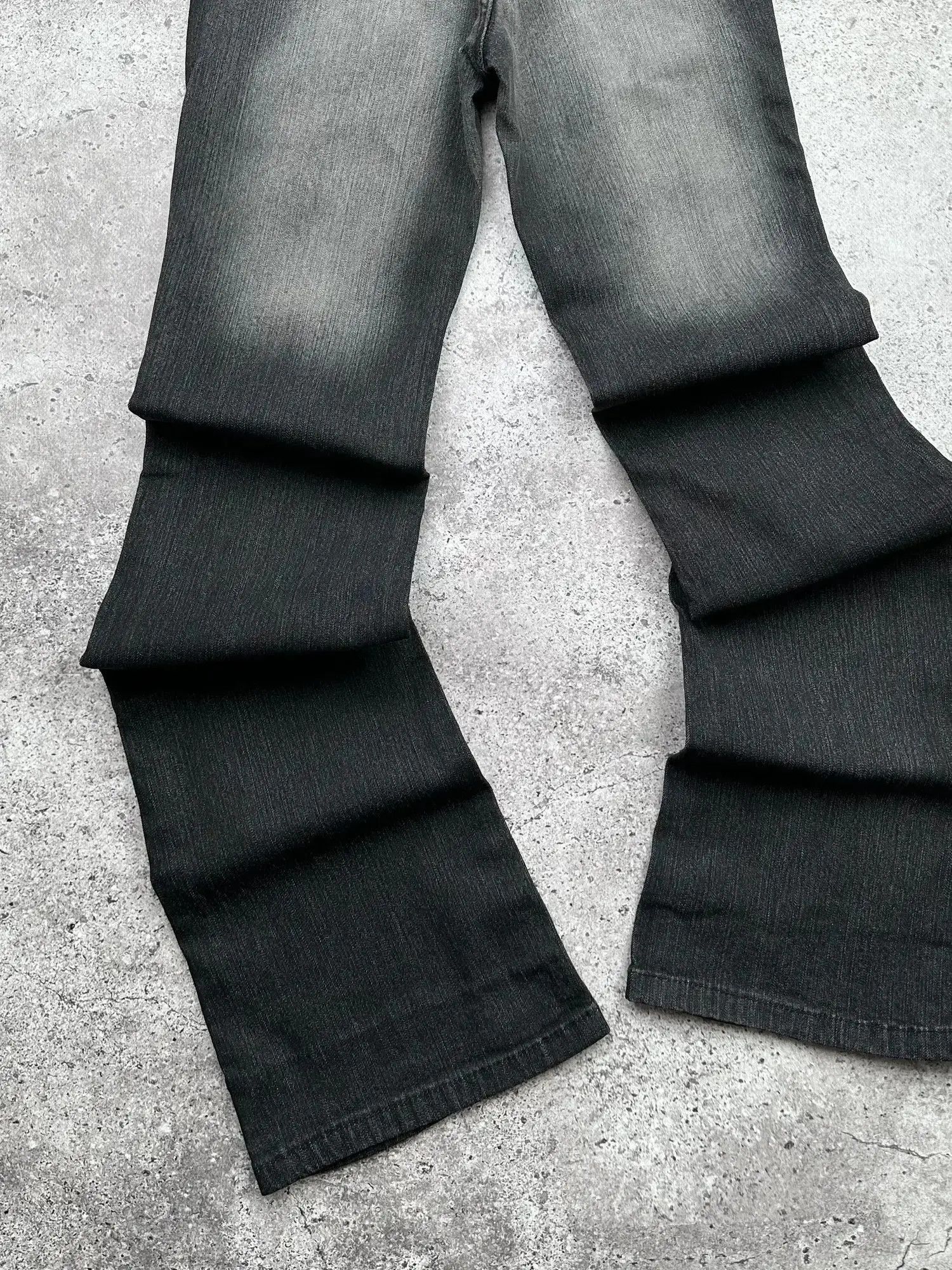 Japanese Brand Vintage Faded Flare Jeans C185(V305) Size 25" / US 0 / IT 36 - 7 Thumbnail