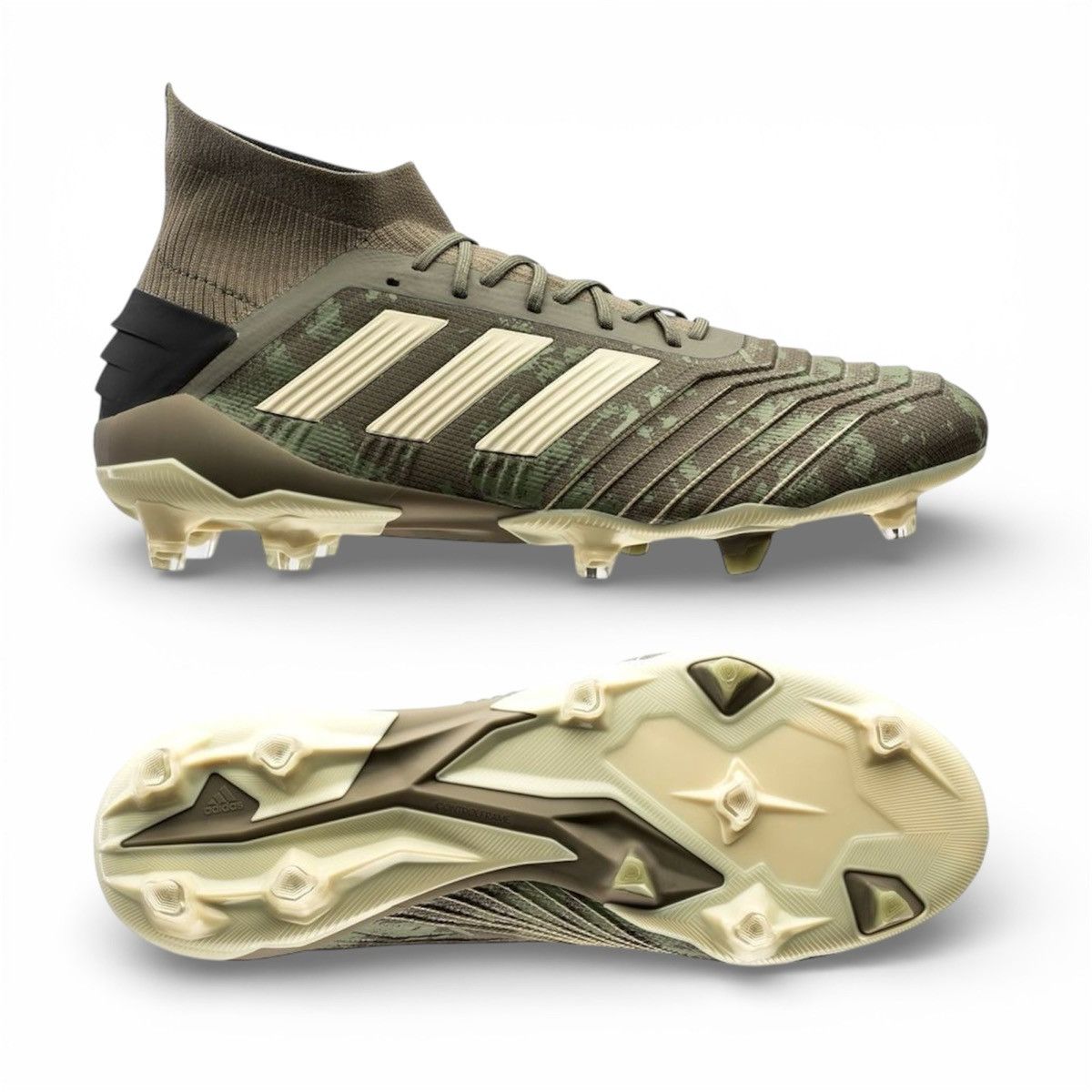 Adidas ADIDAS PREDATOR 19.1 FG LEGION GREEN SOCCER BOOTS US 6 Size US 8 / EU 41 - 1 Thumbnail