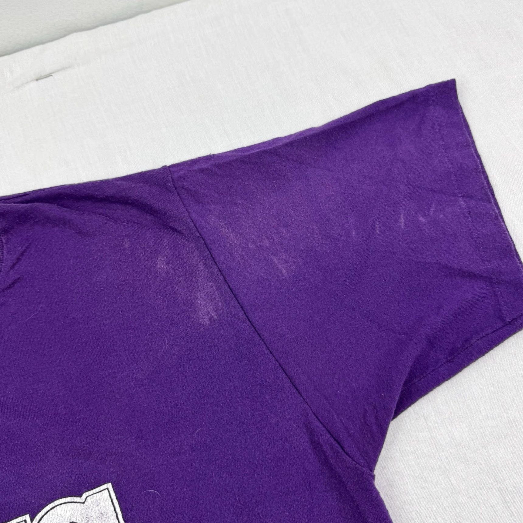 Jerzees Vintage 70s Long Horn Steaks T Shirt Adult Large Purple Graphic Barbque Party Size US L / EU 52-54 / 3 - 4 Thumbnail