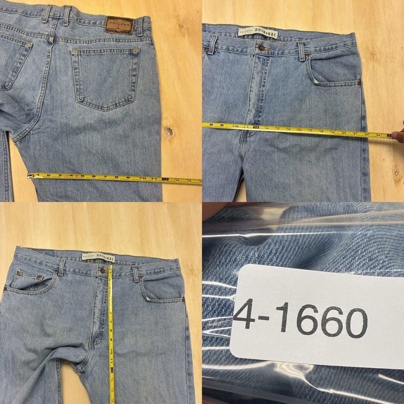 Vintage Arizona Jean Company Jeans Mens 40x29 Light Wash Blue Denim Straight Casual Versatile Everyday Size US 40 / EU 56 - 8 Thumbnail